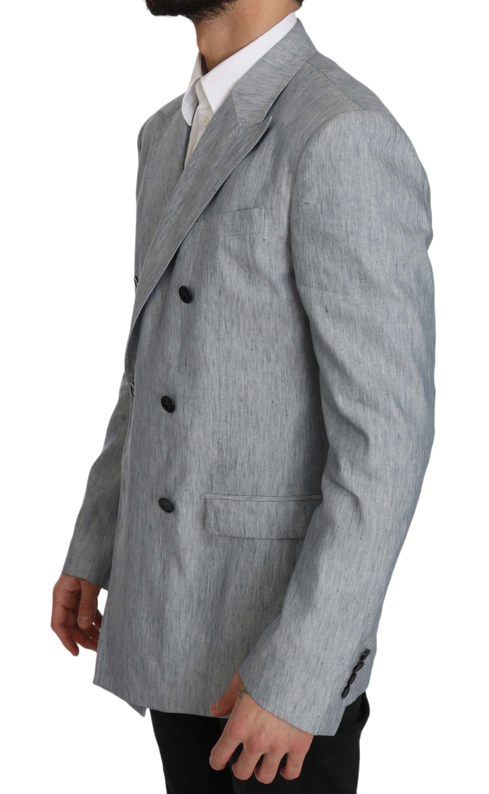 Blue Flax NAPOLI Jacket Coat Men's Blazer - Dolce & Gabbana - Modalova