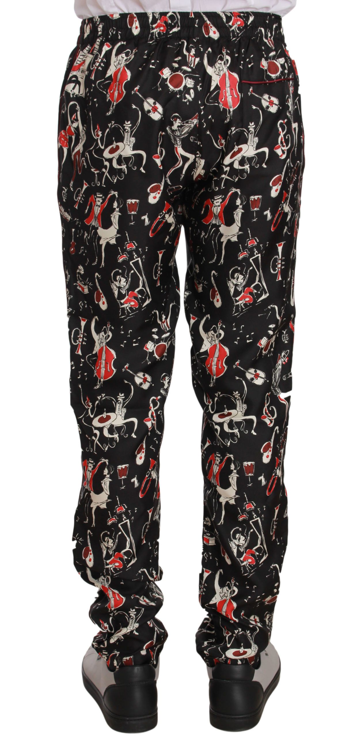 Musical Instrument Print Sleepwear Men's Pants - Dolce & Gabbana - Modalova