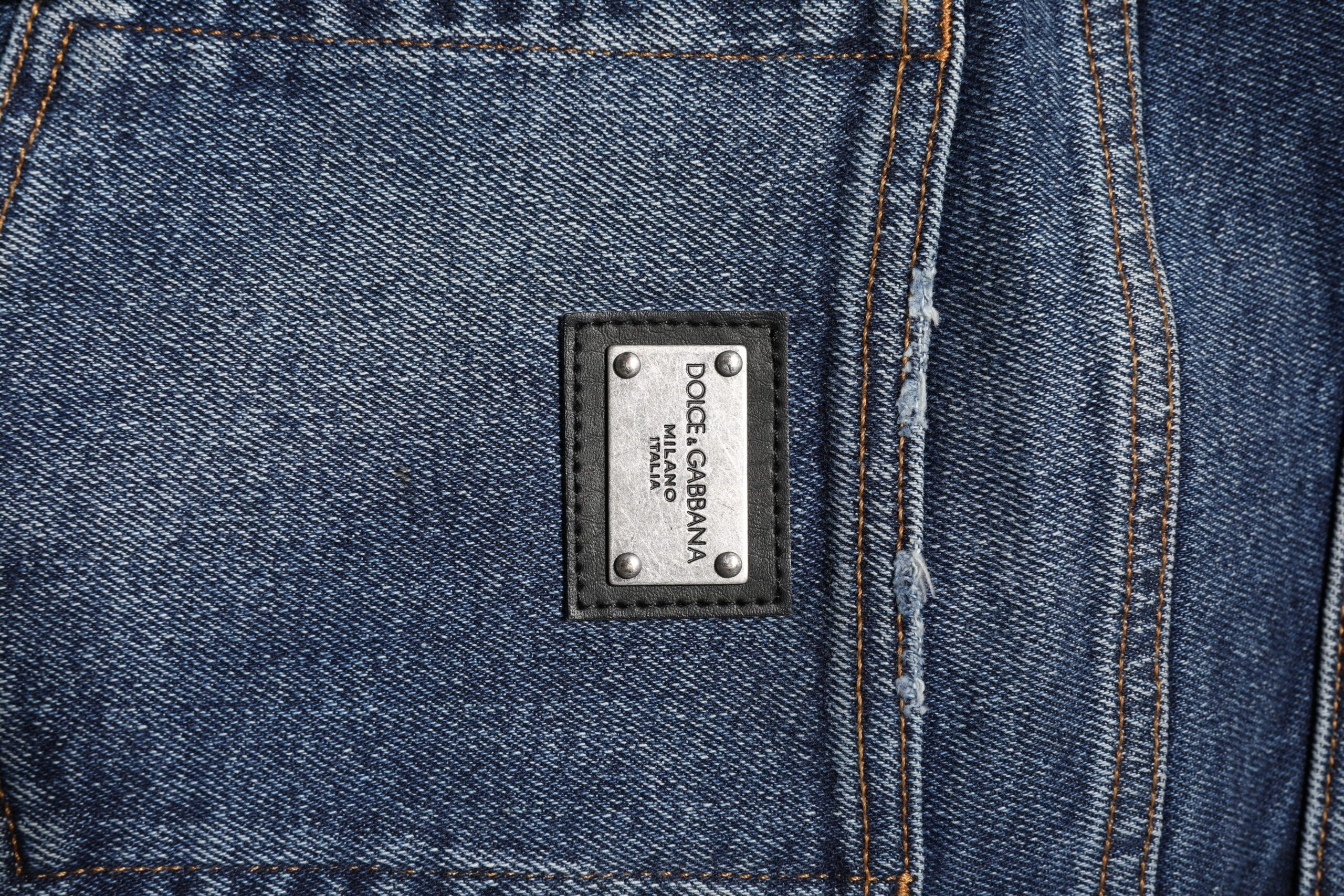 Cotton Mid Waisted Straight Denim Women's Jeans - Dolce & Gabbana - Modalova