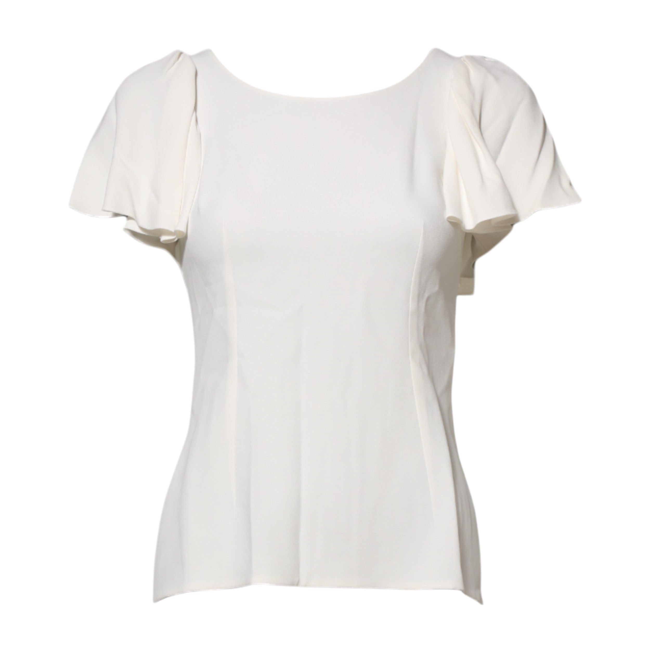 Round Neck Short Sleeves Blouse Women's Top - Dolce & Gabbana - Modalova