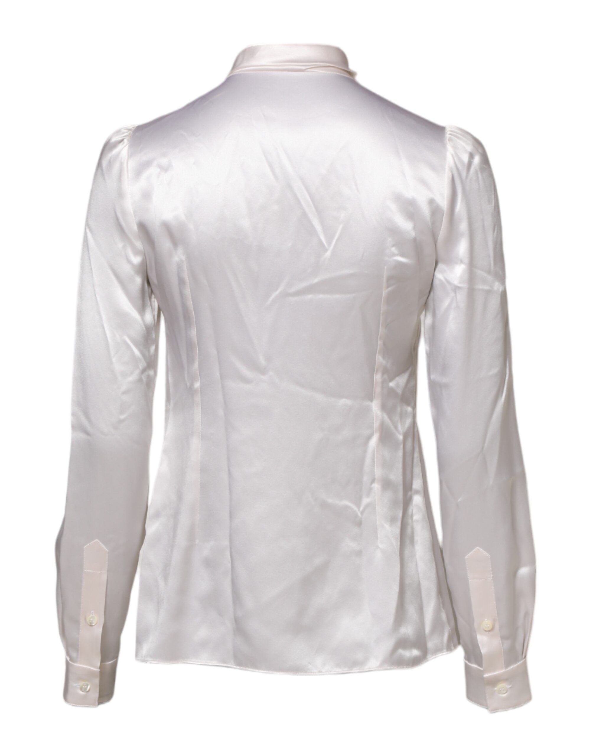 Ascot Collar Long Sleeve Blouse Women's Top - Dolce & Gabbana - Modalova
