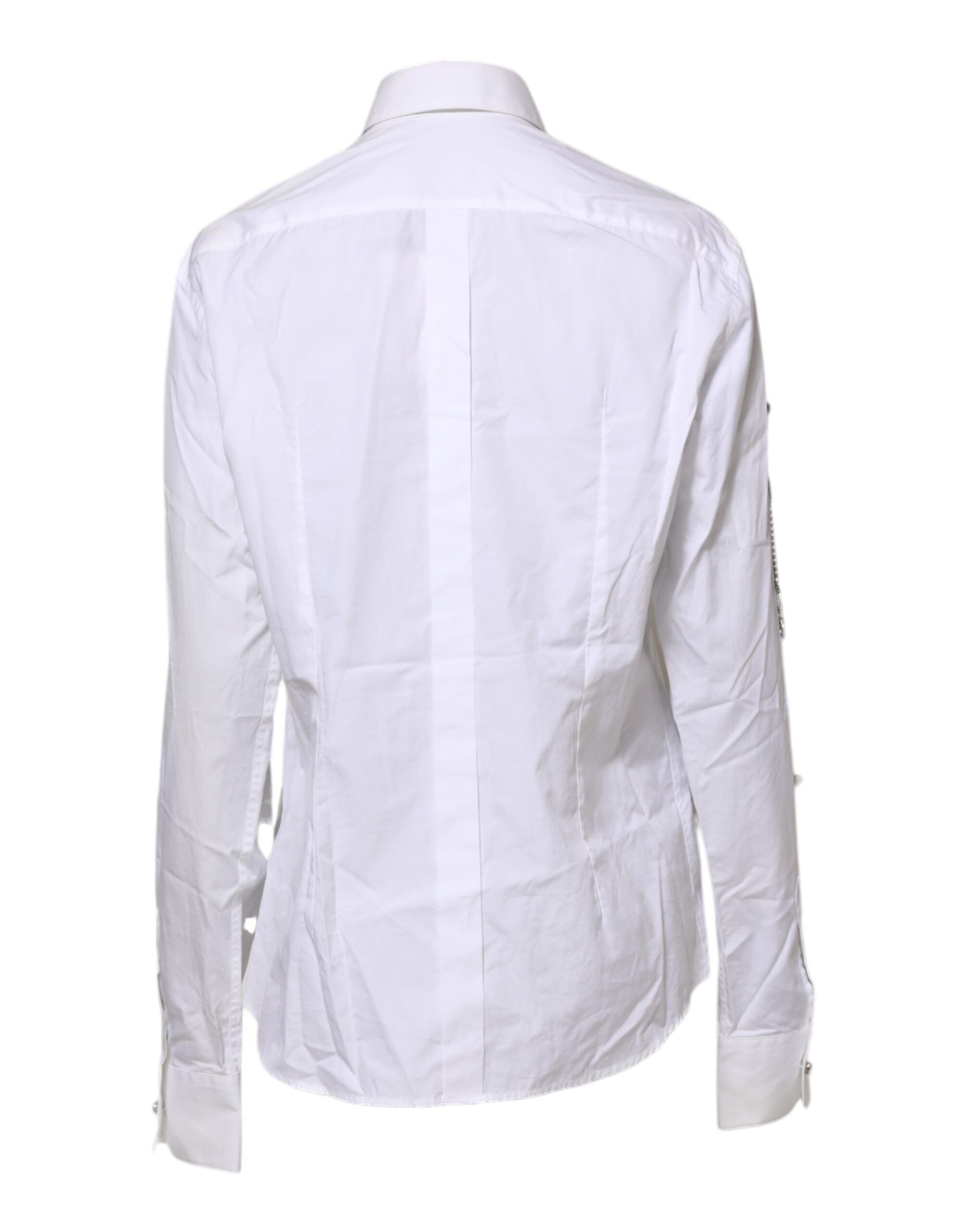 Crystal Embellished Collared Shirt Women's Top (Pre-Owned) - Dolce & Gabbana - Modalova