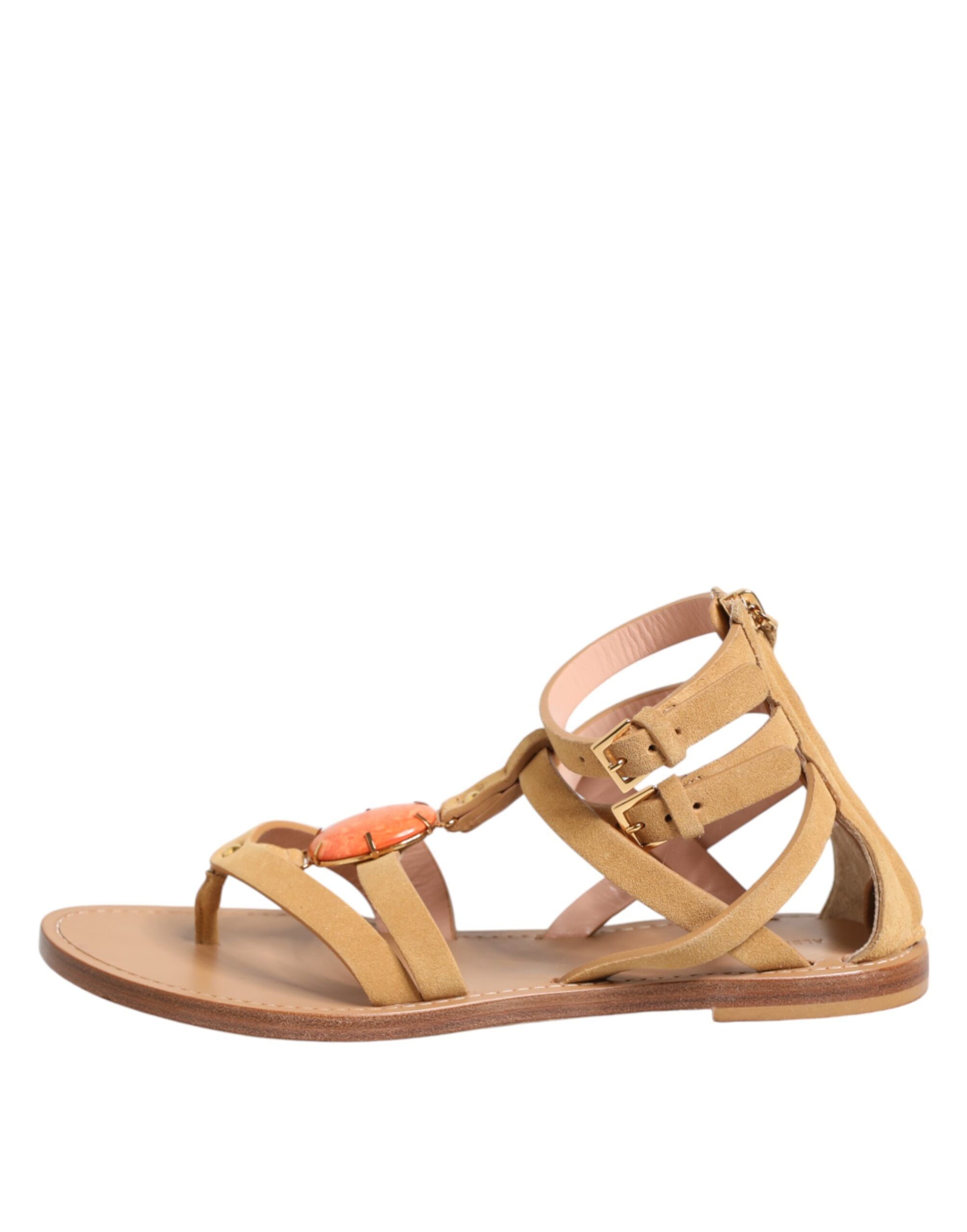 Flip Flops Zipper Ankle Strap Women's Shoes (Pre-Owned) - Alberta Ferretti - Modalova