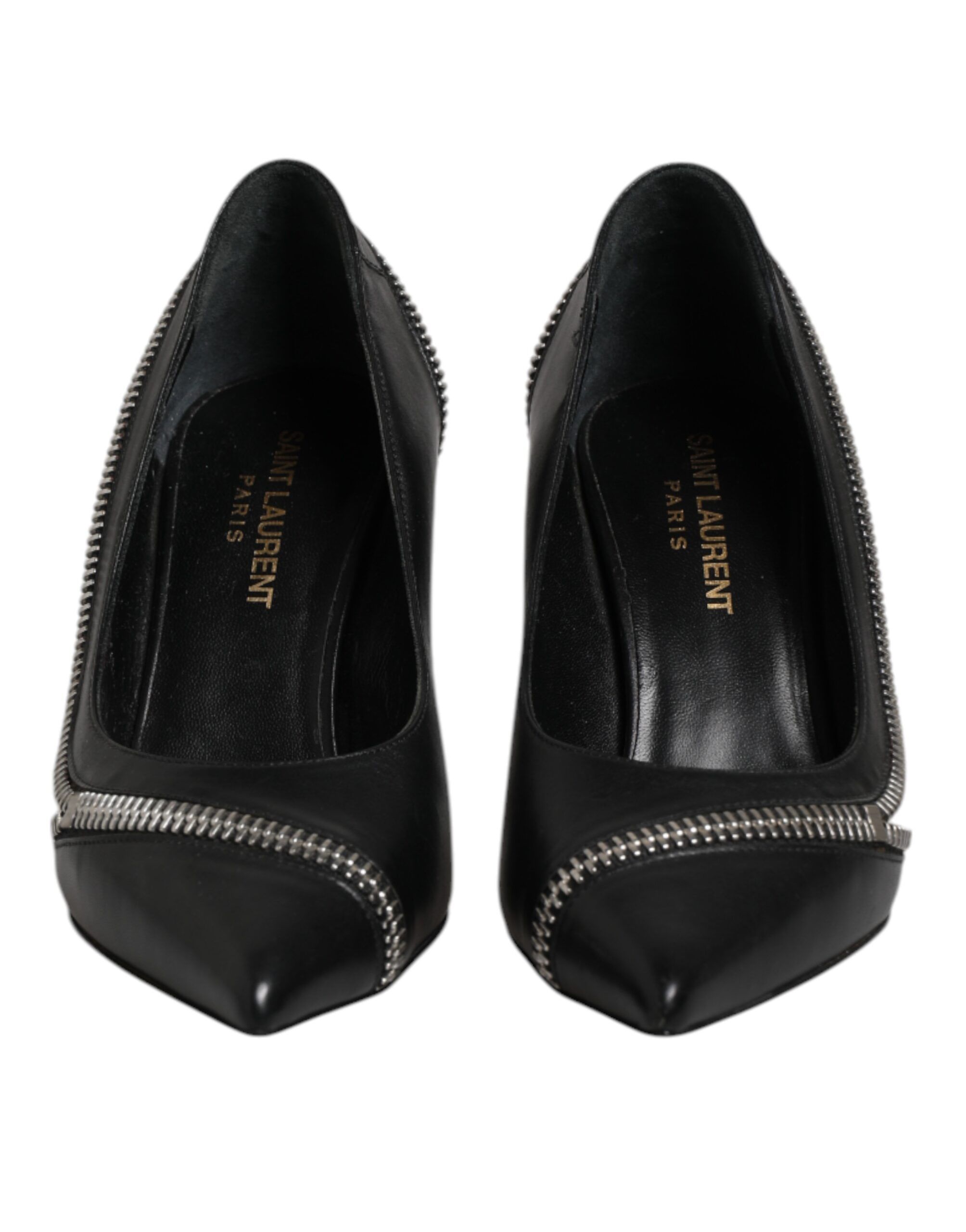 Leather Pointed Toe Heels Women's Shoes (Pre-Owned) - Saint Laurent - Modalova