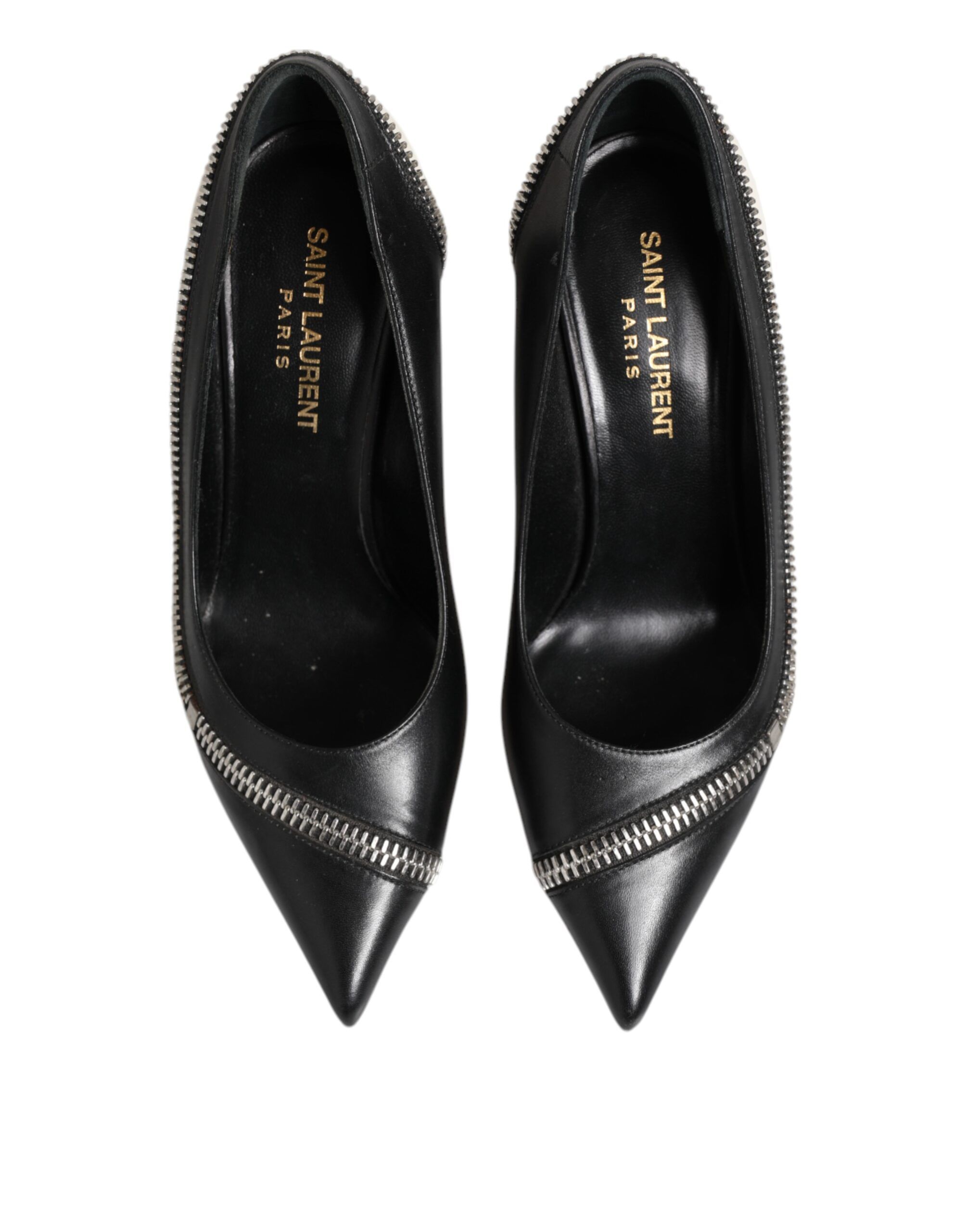 Leather Pointed Toe Heels Women's Shoes (Pre-Owned) - Saint Laurent - Modalova