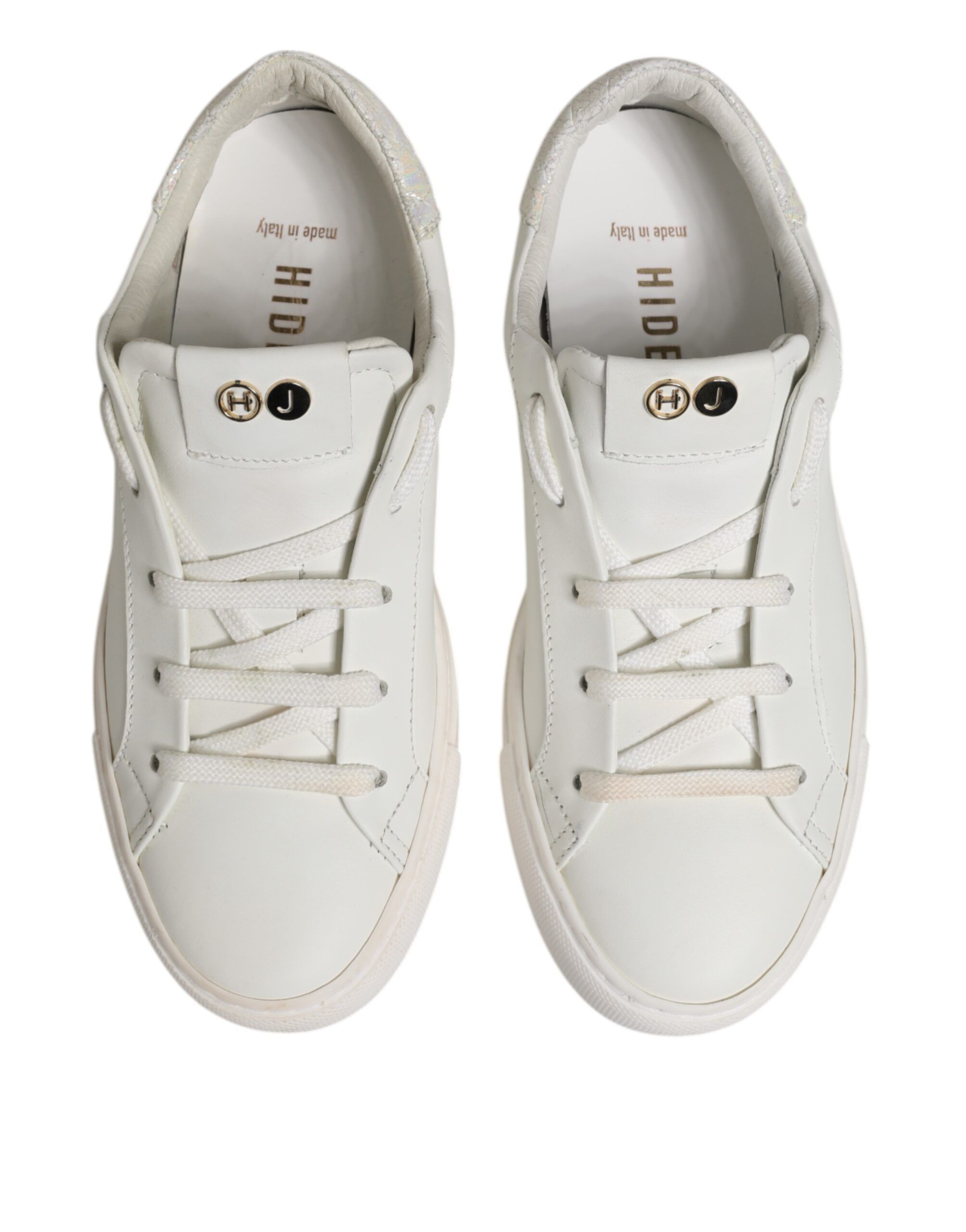 Leather Low Top Lace Up Sneakers Women's Shoes (Pre-Owned) - HIDE & JACK - Modalova