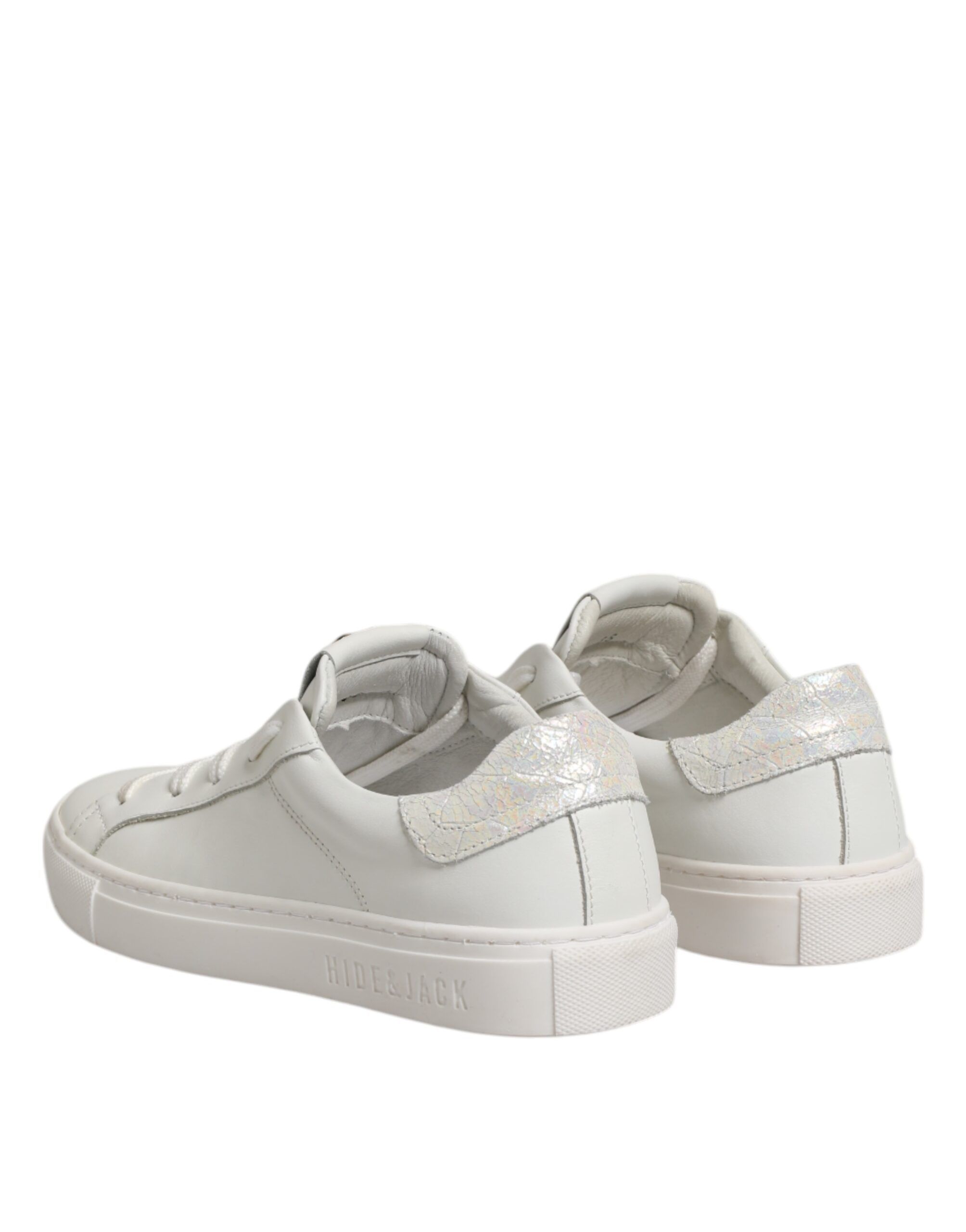 Leather Low Top Lace Up Sneakers Women's Shoes (Pre-Owned) - HIDE & JACK - Modalova