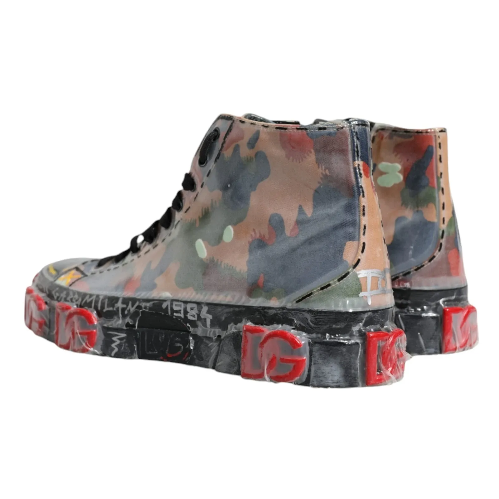 Camouflage High Top Sneakers Men's Shoes (Pre-Owned) - Dolce & Gabbana - Modalova