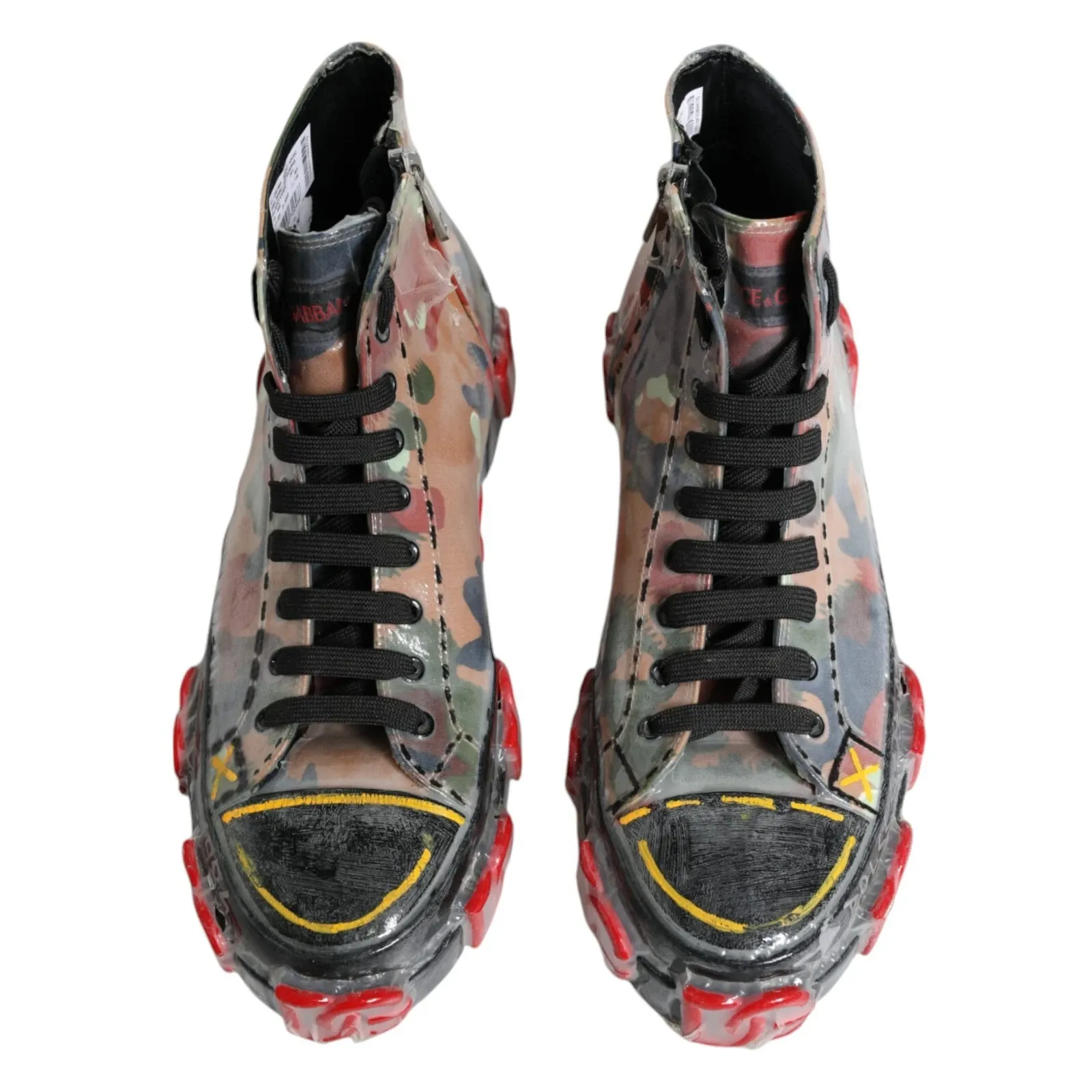 Camouflage High Top Sneakers Men's Shoes (Pre-Owned) - Dolce & Gabbana - Modalova