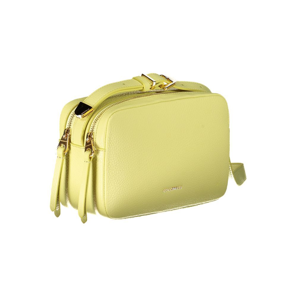 Giallo Leather Women Shoulder Women's Bag - Coccinelle - Modalova