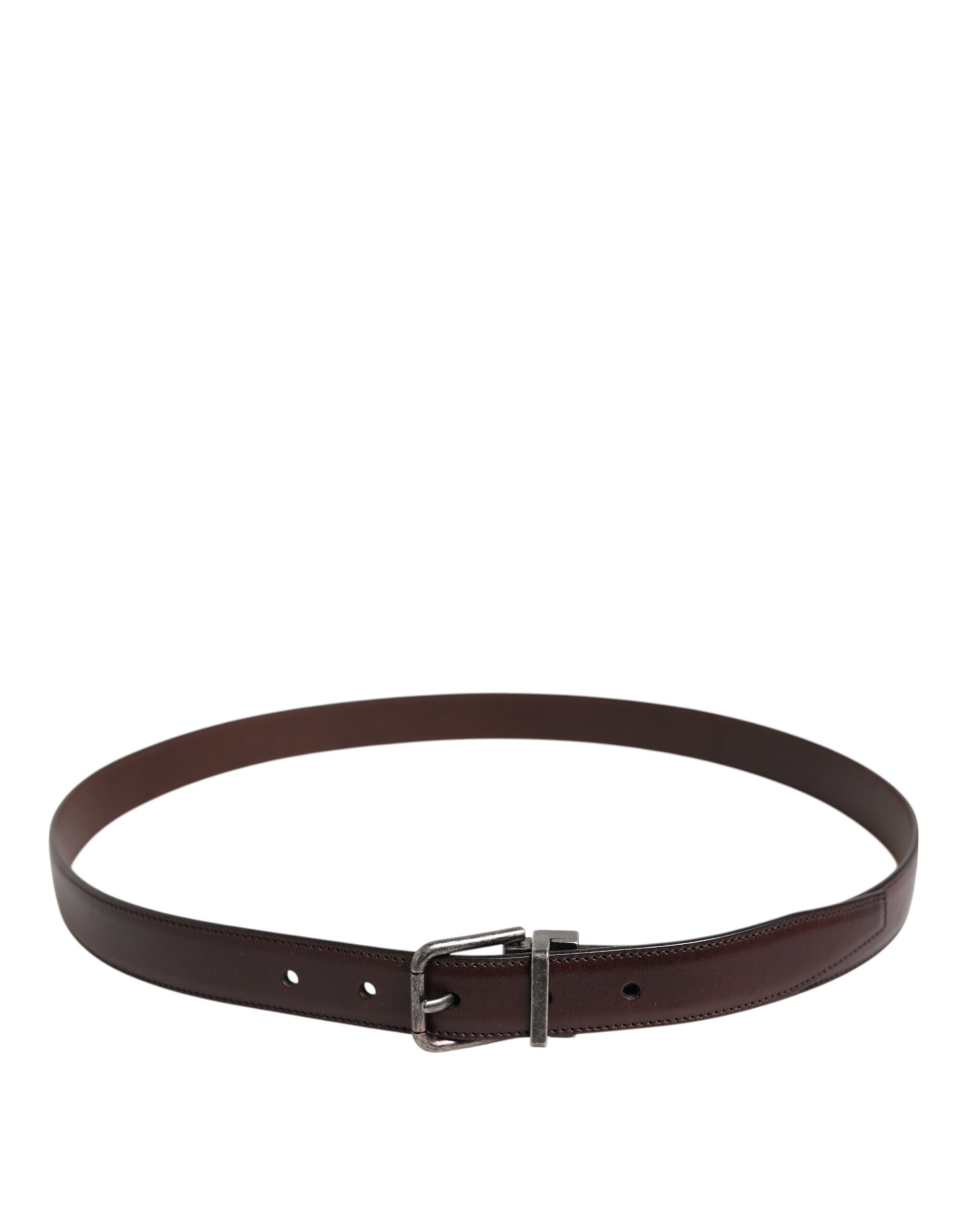 Classic Silver Metal Logo Buckle Men's Belt (Pre-Owned) - Dolce & Gabbana - Modalova