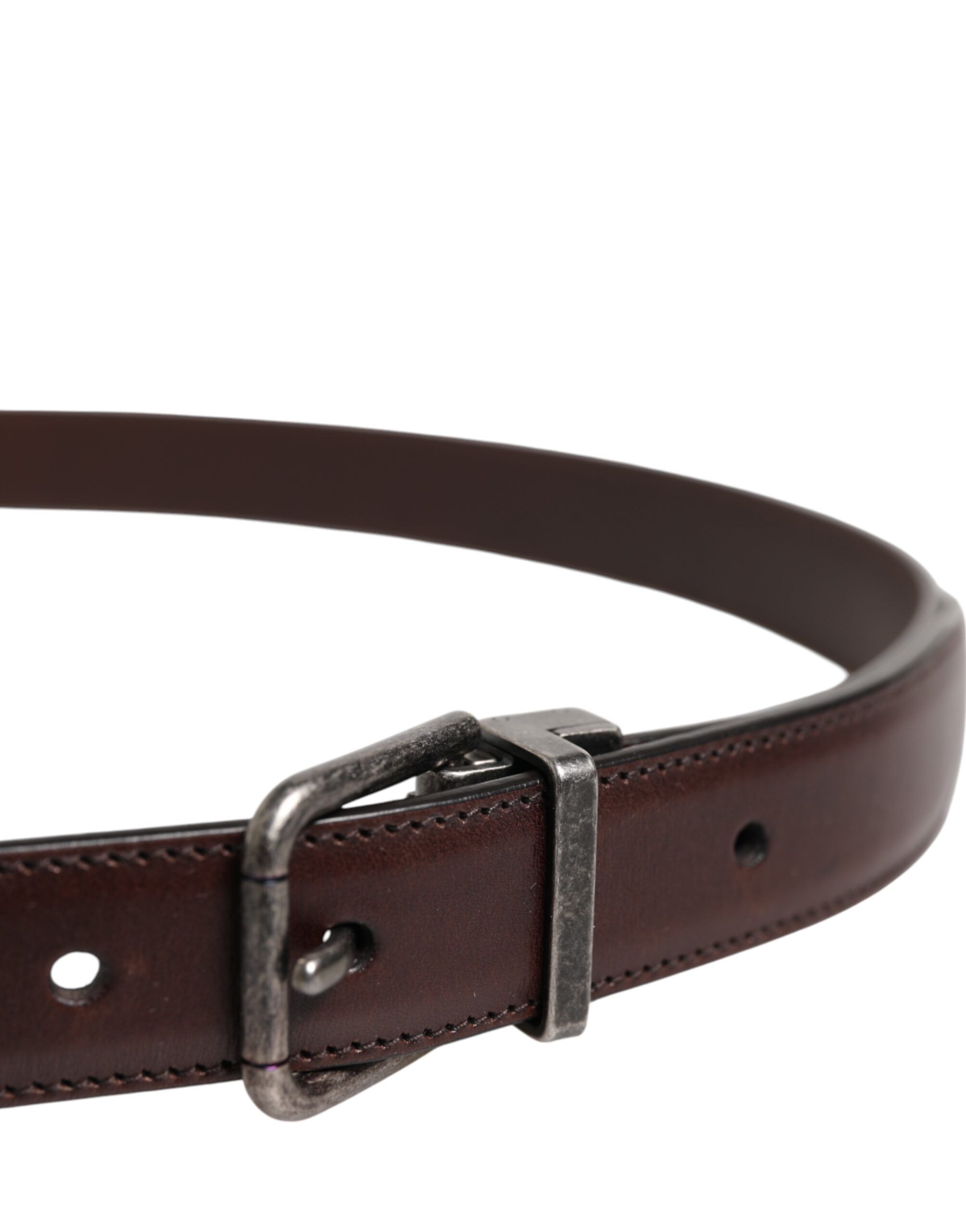 Classic Silver Metal Logo Buckle Men's Belt (Pre-Owned) - Dolce & Gabbana - Modalova
