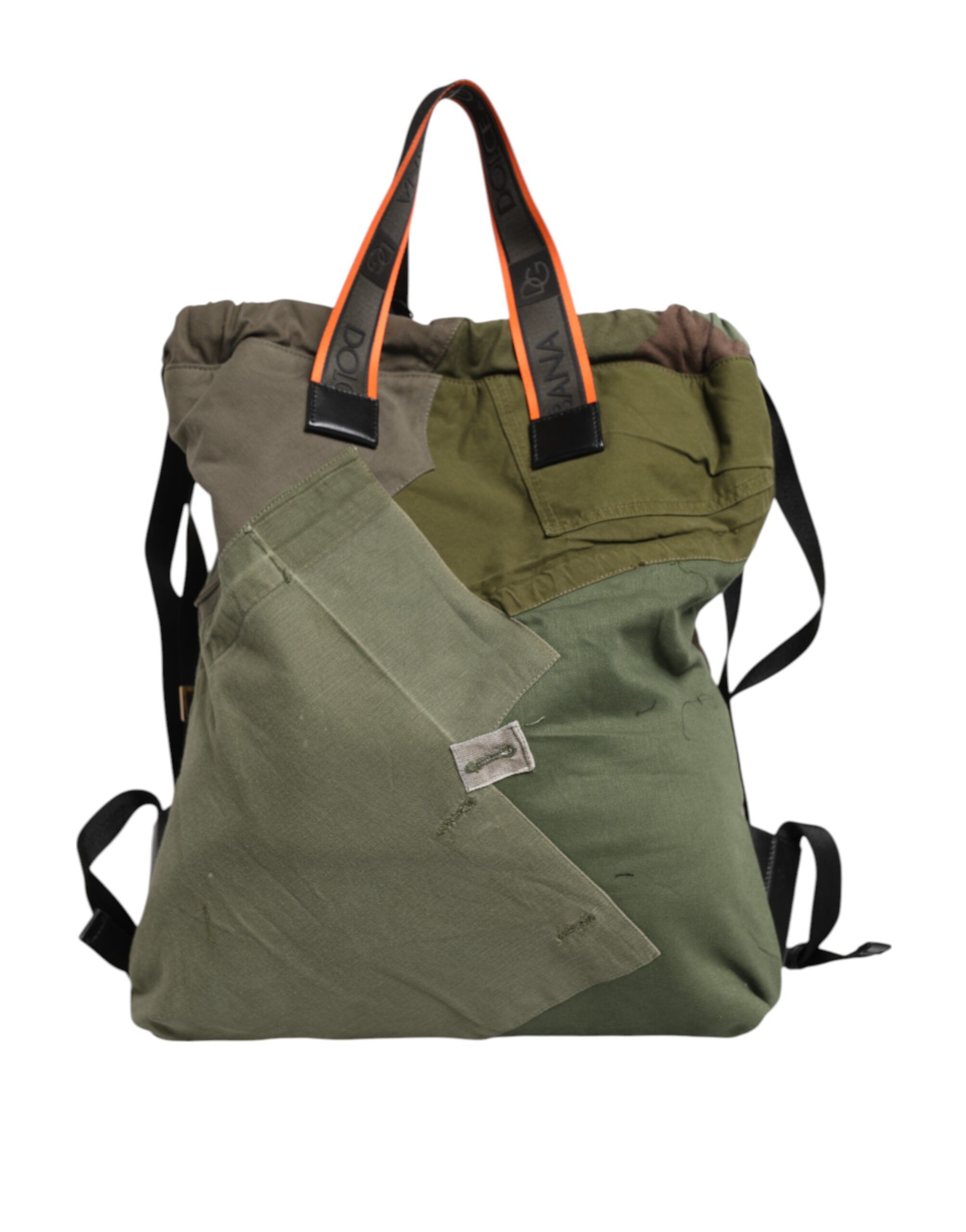 Military Patchwork Rucksack Backpack Men's Bag - Dolce & Gabbana - Modalova