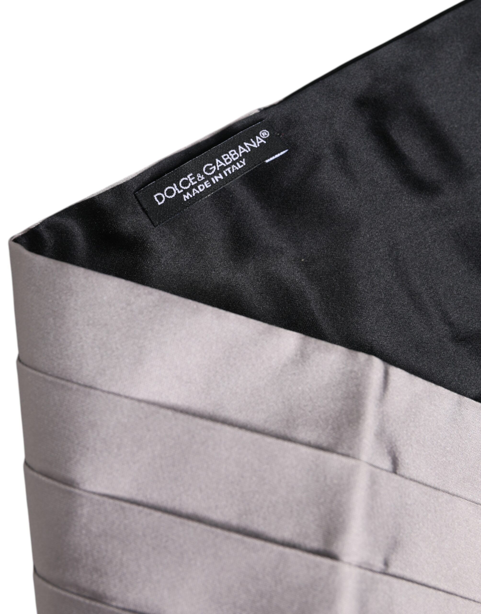 Men 100% Silk Belt Wide Waist Men's Cummerbund - Dolce & Gabbana - Modalova
