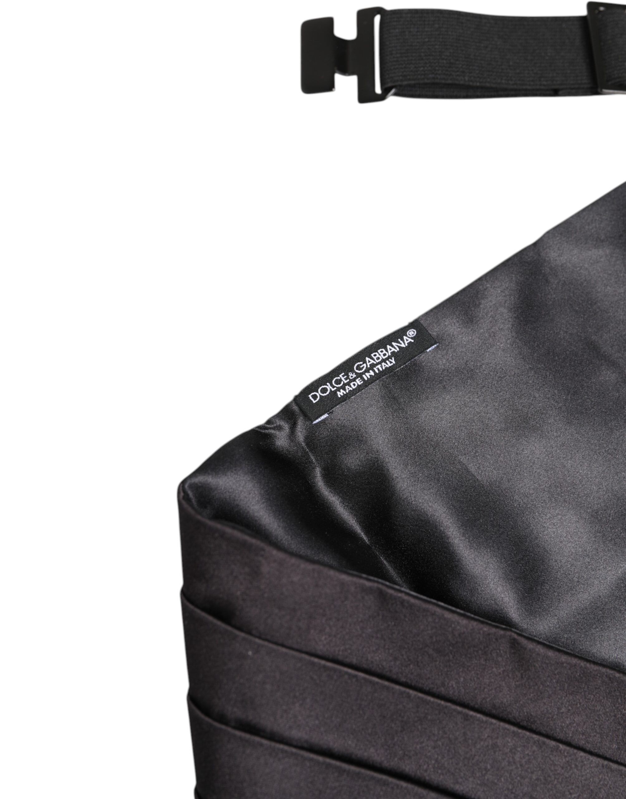 Men 100% Silk Belt Wide Waist Men's Cummerbund - Dolce & Gabbana - Modalova