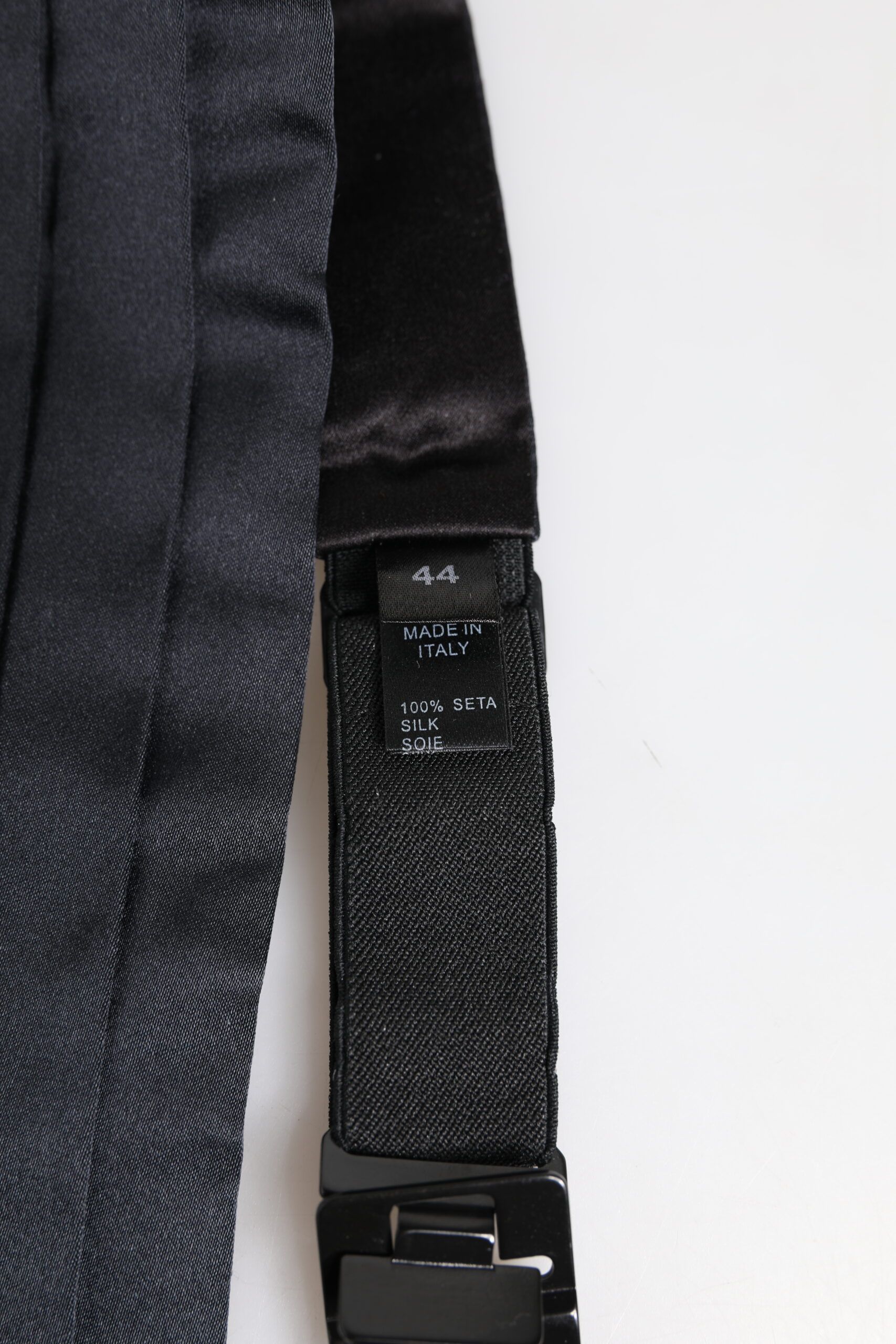 Dark 100% Silk Belt Waist Men's Cummerbund - Dolce & Gabbana - Modalova