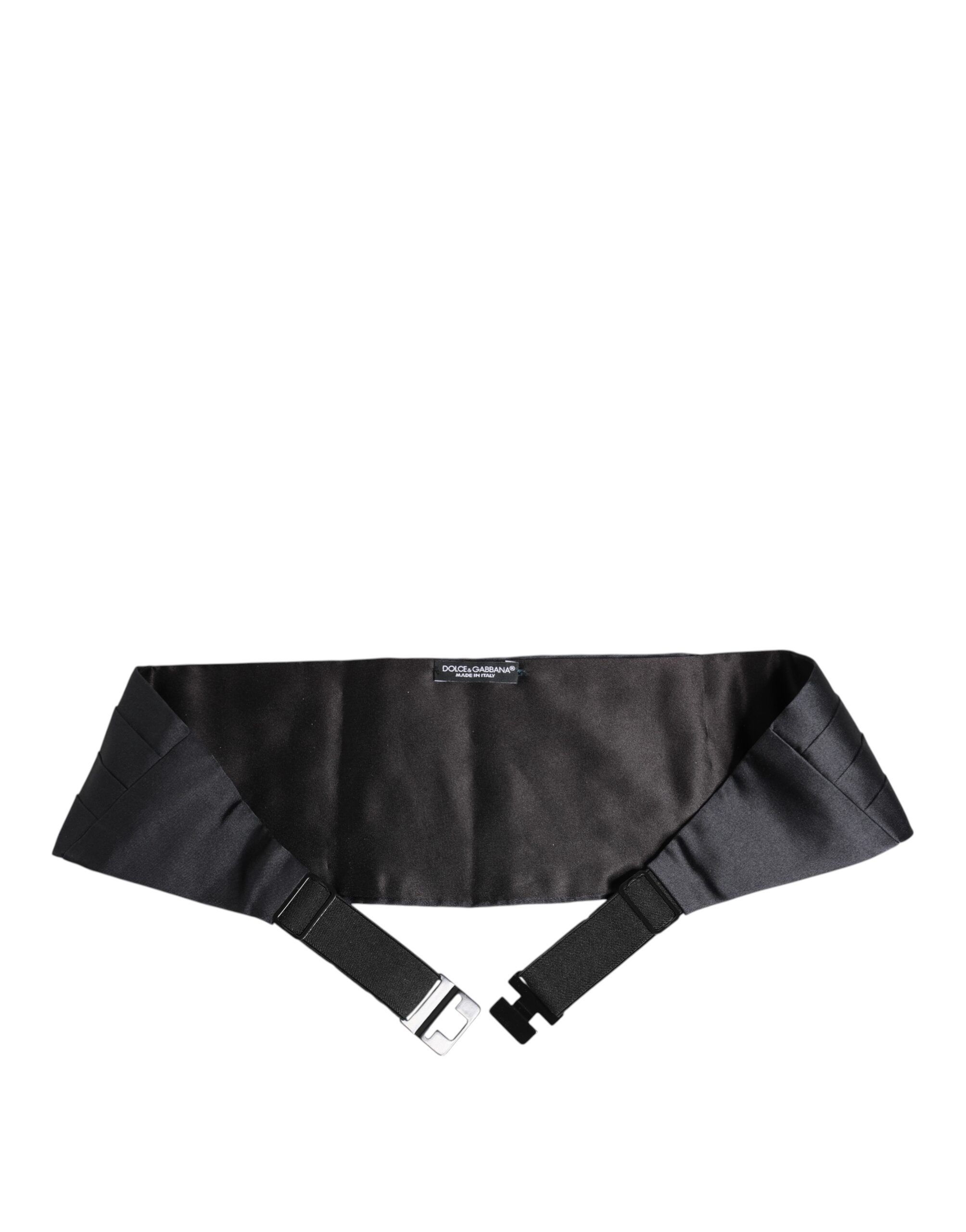 Dark 100% Silk Belt Waist Men's Cummerbund - Dolce & Gabbana - Modalova