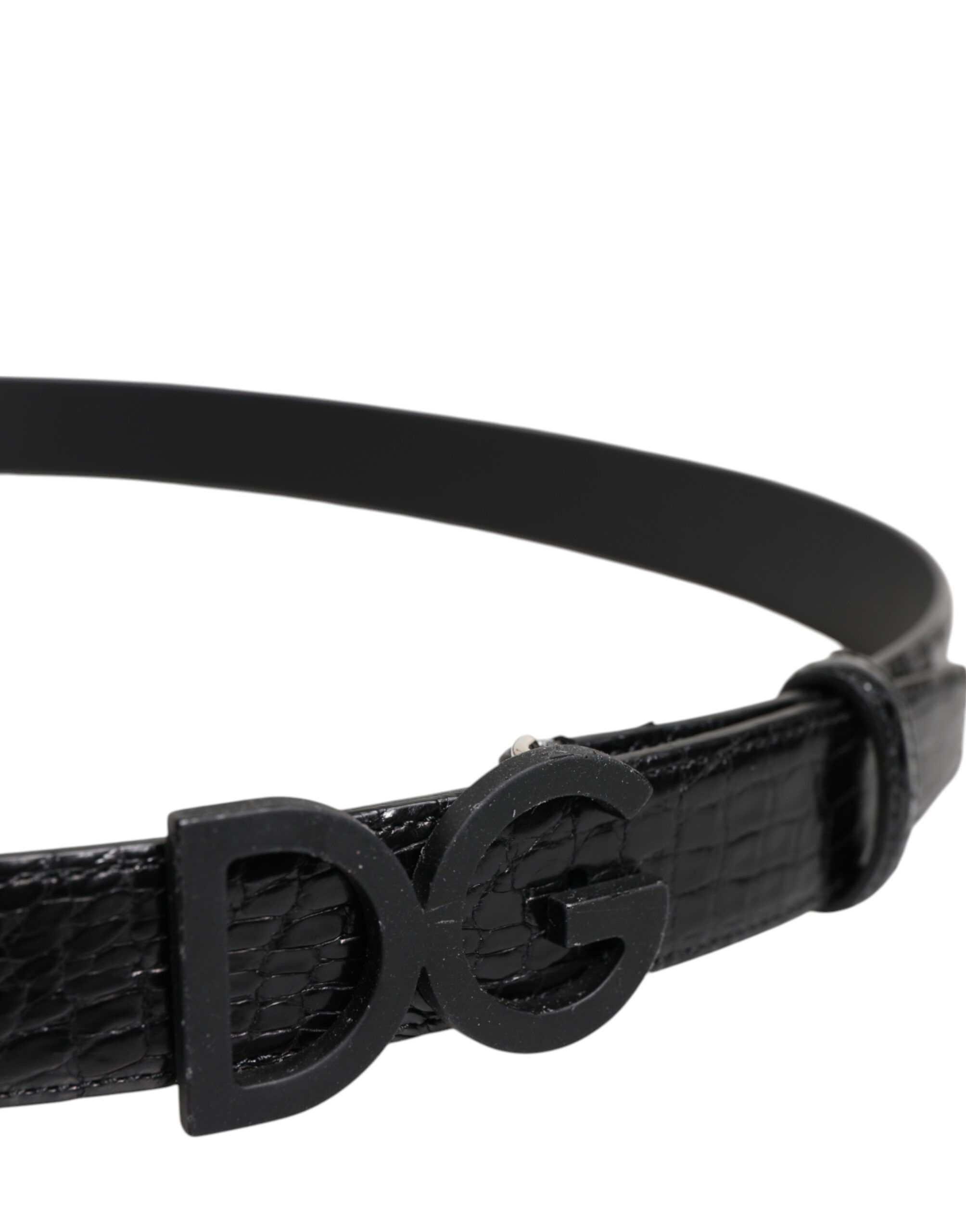 Leather Classic Metal DG Buckle Men's Belt - Dolce & Gabbana - Modalova