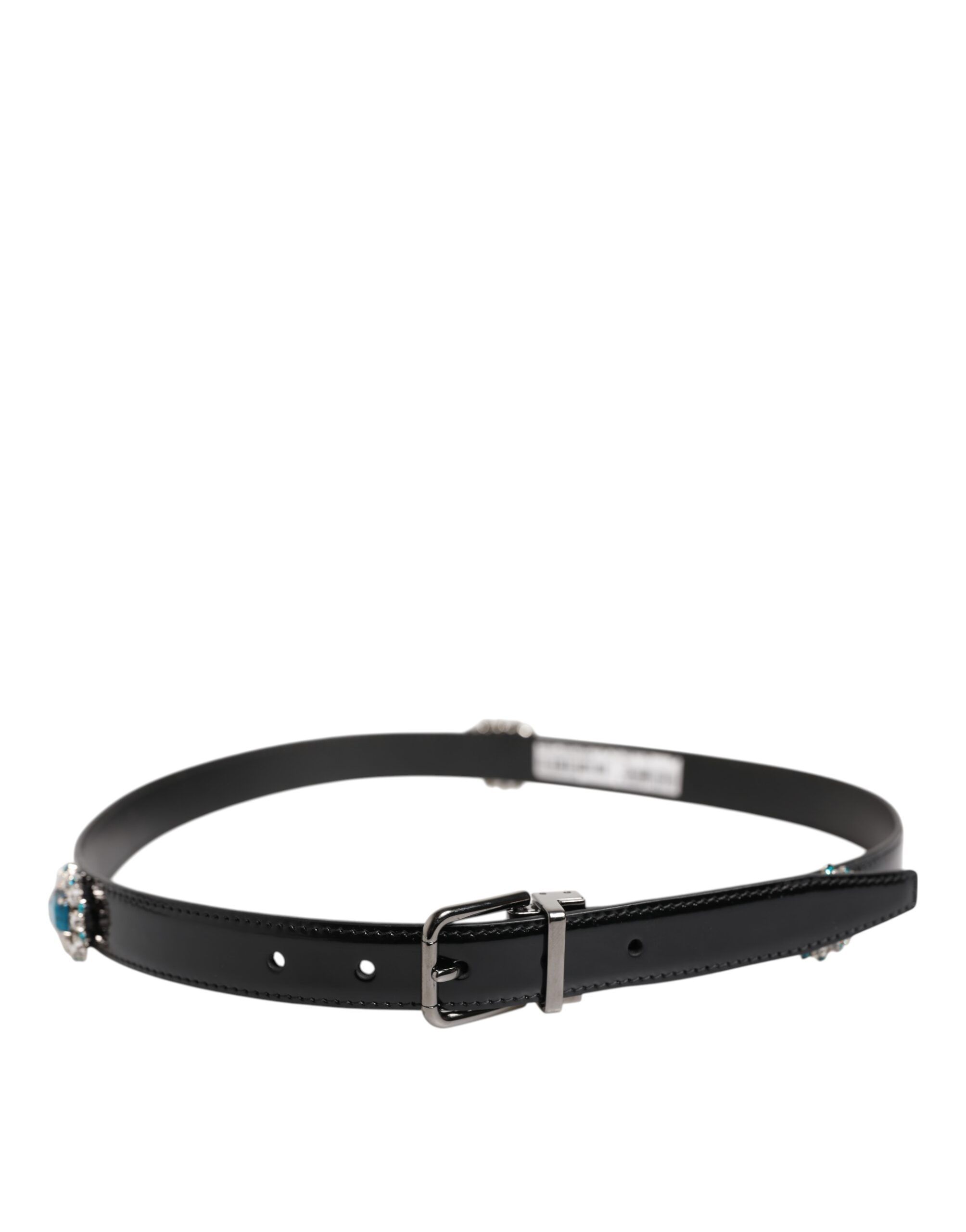 Embellished Metal Logo Buckle Men's Belt - Dolce & Gabbana - Modalova