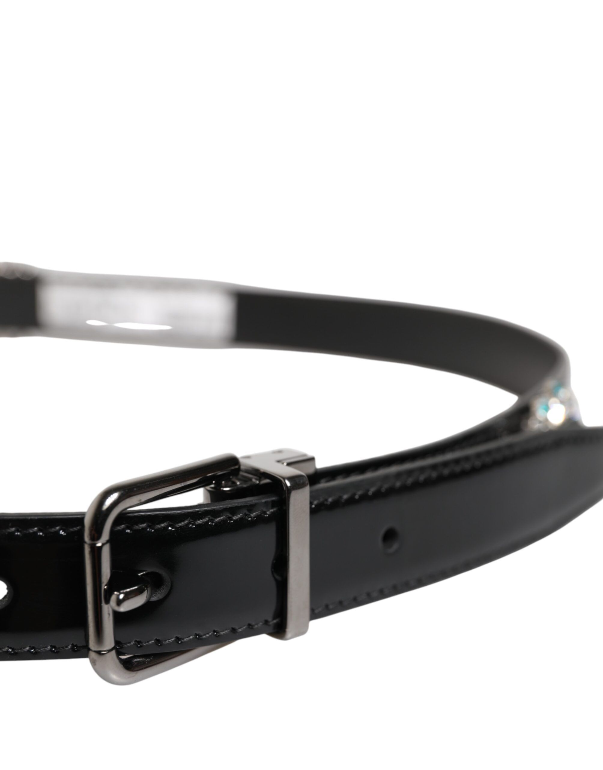 Embellished Metal Logo Buckle Men's Belt - Dolce & Gabbana - Modalova