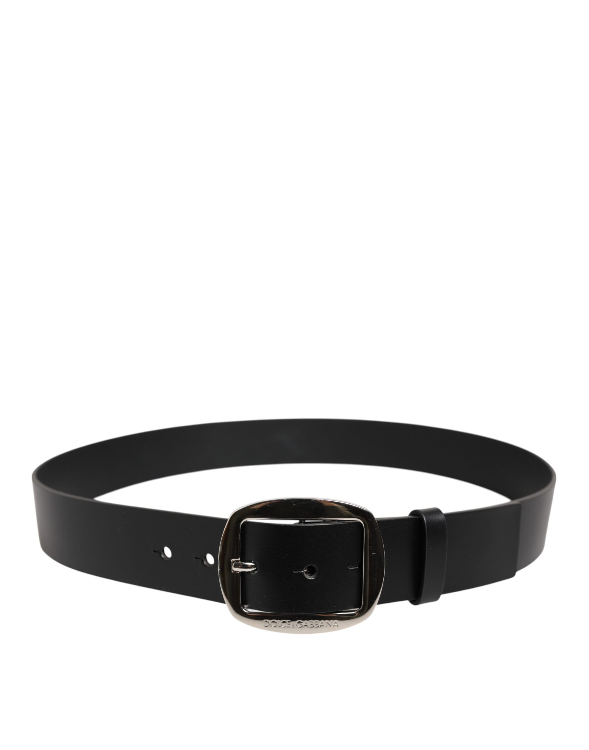 Leather Classic Metal Buckle Men's Belt - Dolce & Gabbana - Modalova