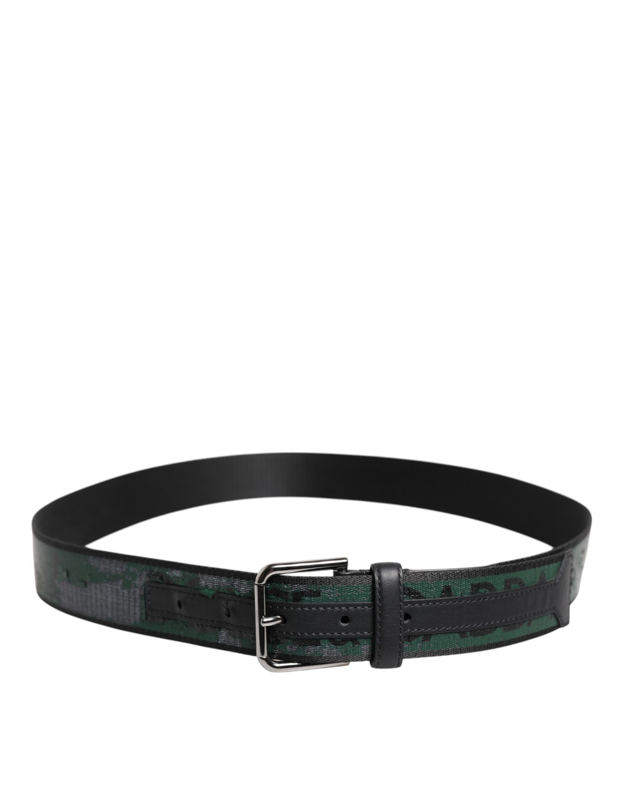 Green Black Polyester DG Logo Buckle Men's Belt (Pre-Owned) - Dolce & Gabbana - Modalova