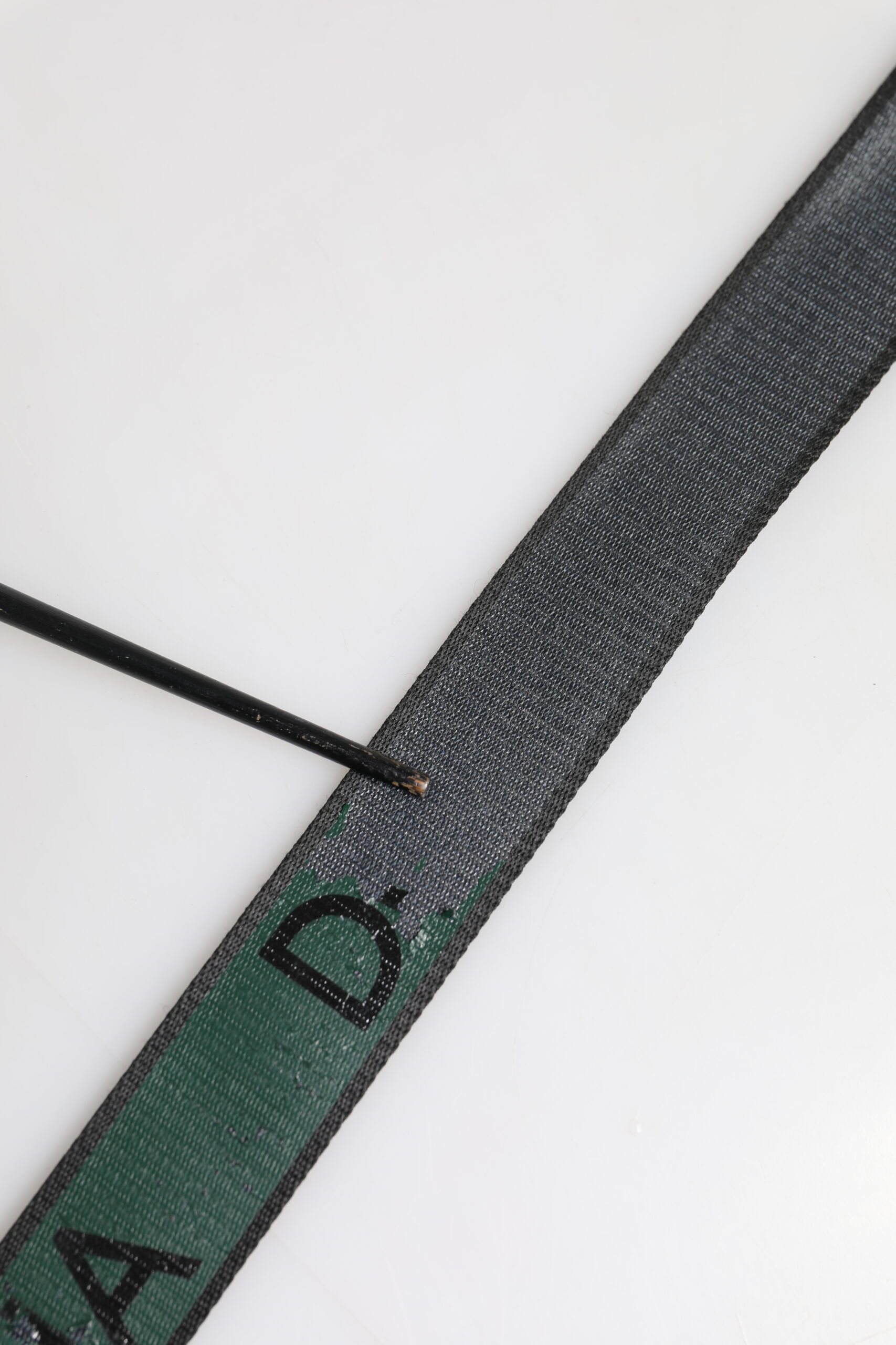 Green Black Polyester DG Logo Buckle Men's Belt (Pre-Owned) - Dolce & Gabbana - Modalova