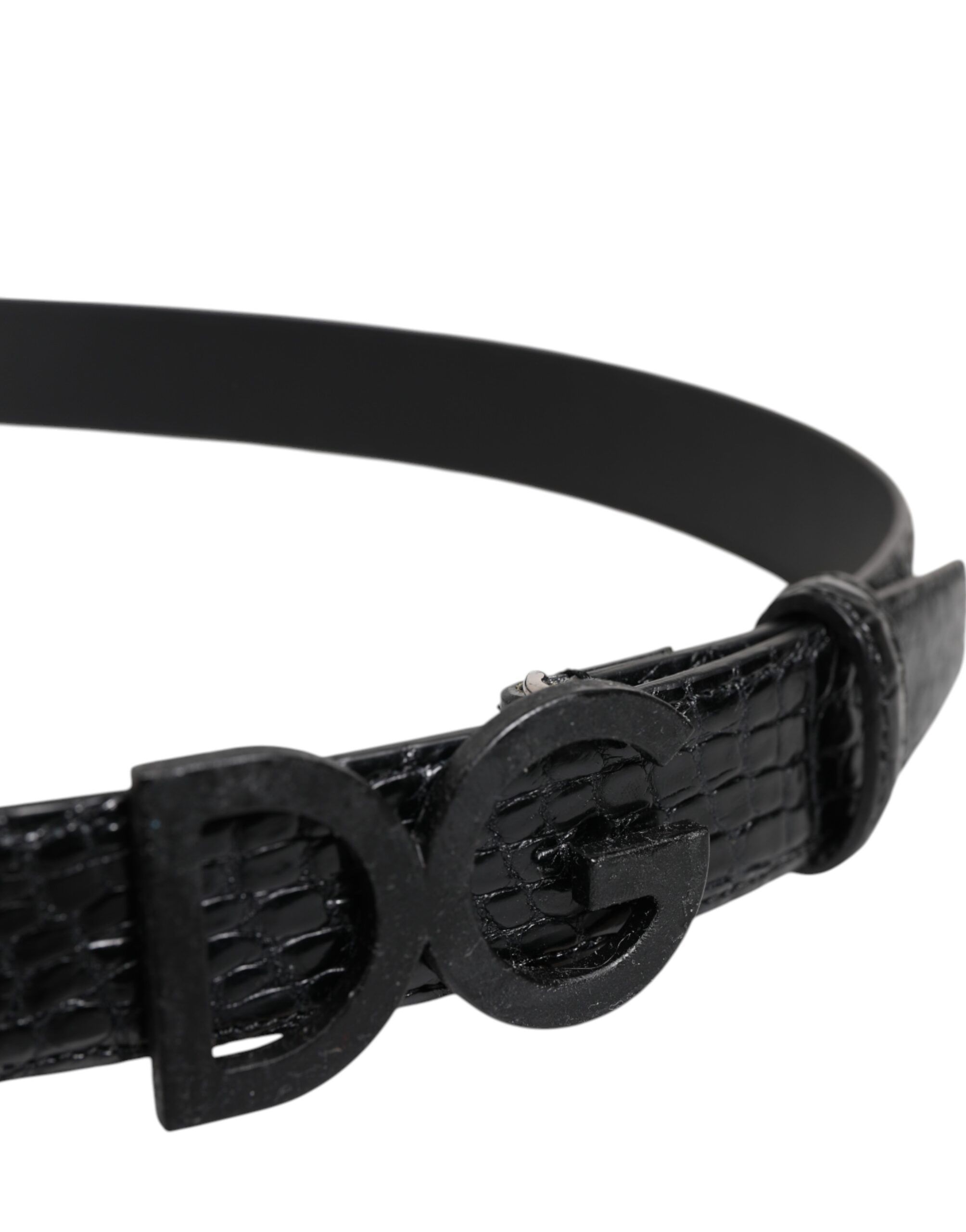 Leather Classic Metal DG Buckle Men's Belt (Pre-Owned) - Dolce & Gabbana - Modalova