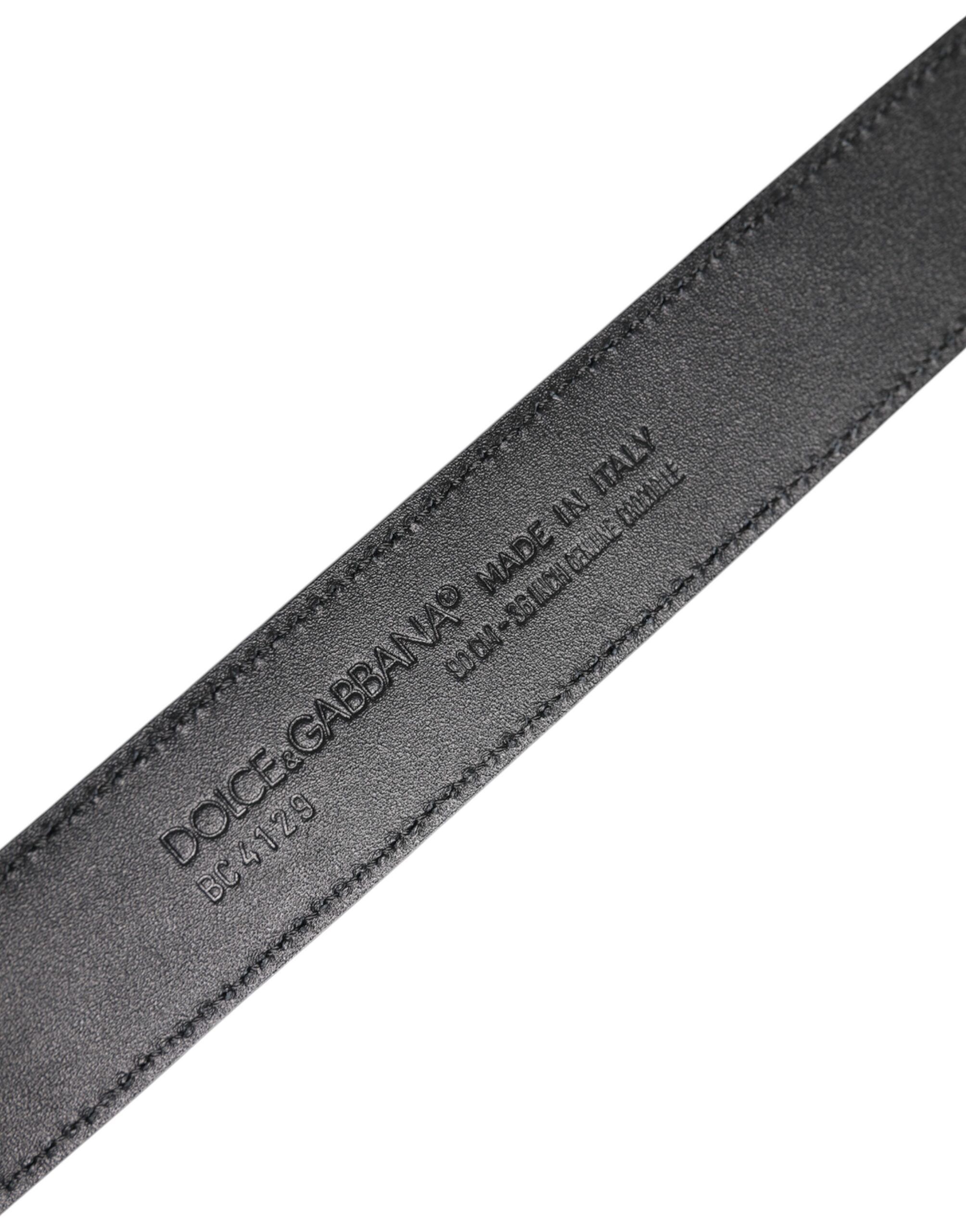 Leather Classic Metal DG Buckle Men's Belt (Pre-Owned) - Dolce & Gabbana - Modalova