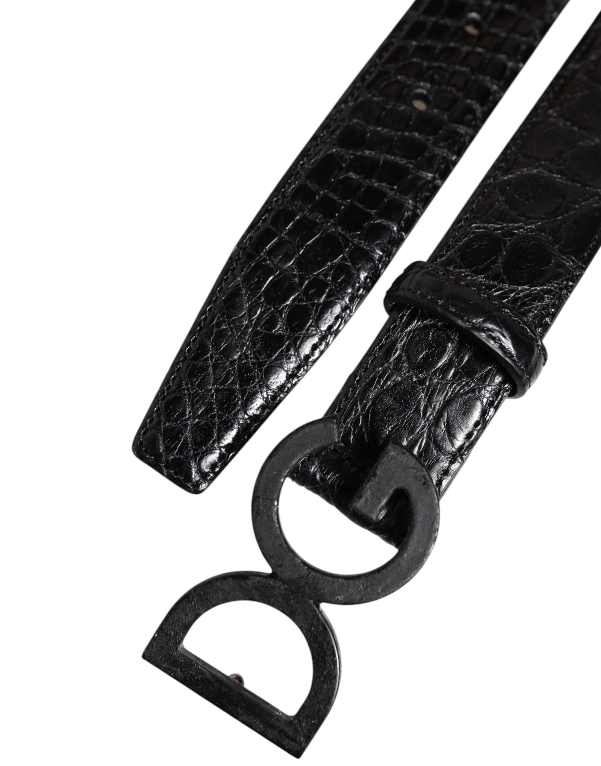Leather Classic Metal DG Buckle Men's Belt (Pre-Owned) - Dolce & Gabbana - Modalova