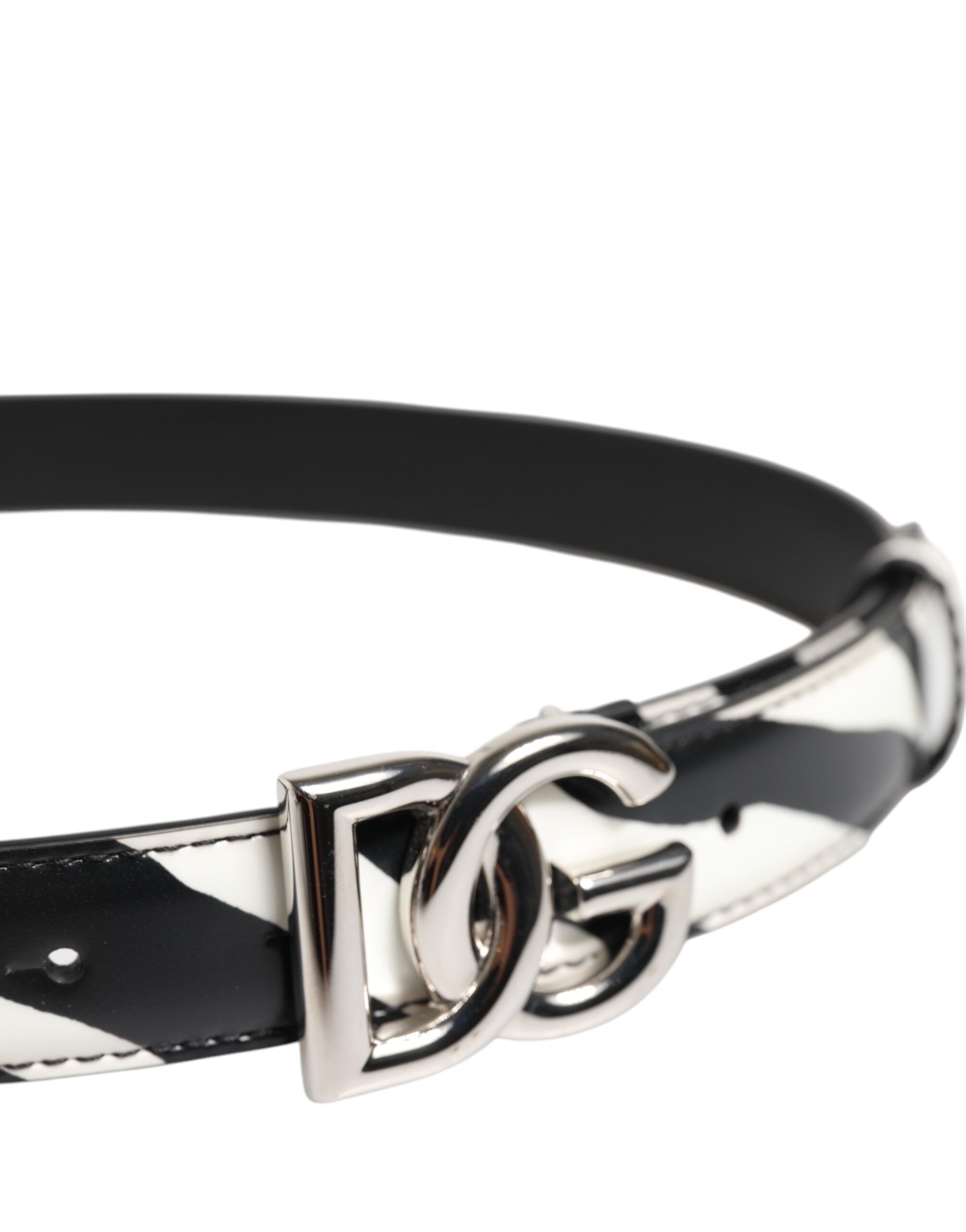 Leather Silver Metal Buckle Women's Belt (Pre-Owned) - Dolce & Gabbana - Modalova
