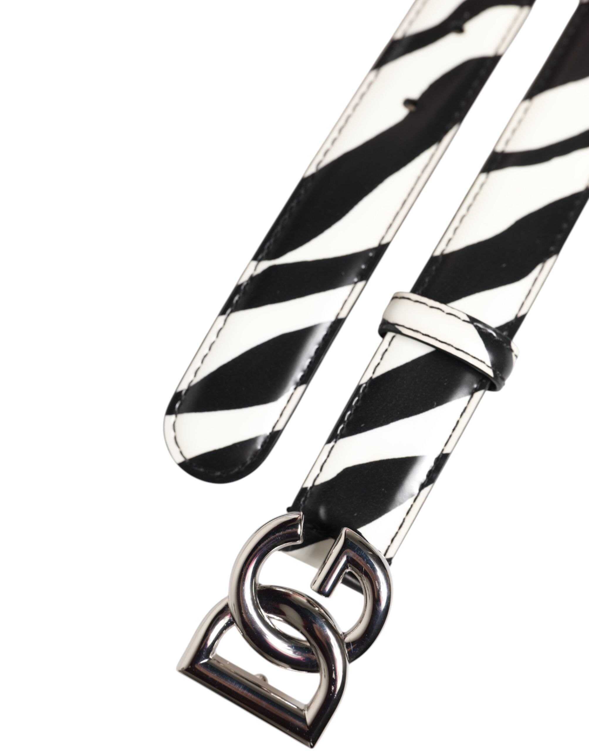 Leather Silver Metal Buckle Women's Belt (Pre-Owned) - Dolce & Gabbana - Modalova