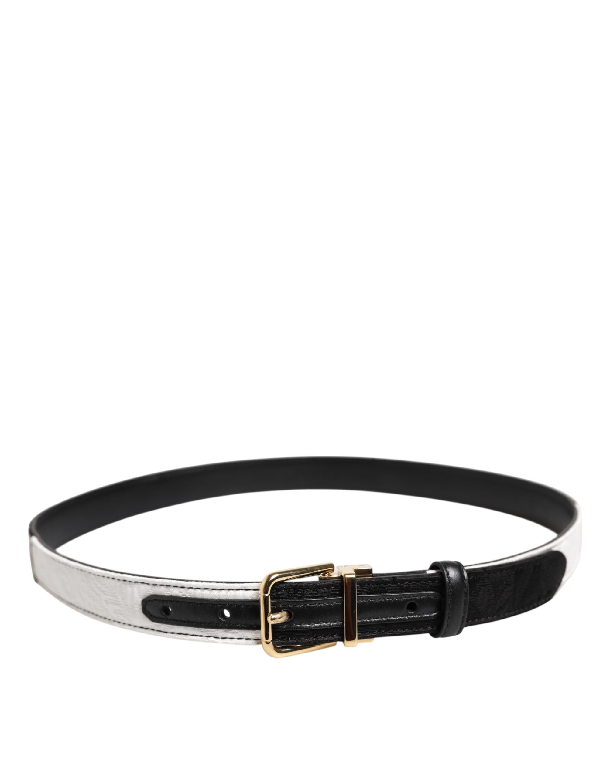 Patchwork Gold Metal Buckle Women's Belt - Dolce & Gabbana - Modalova