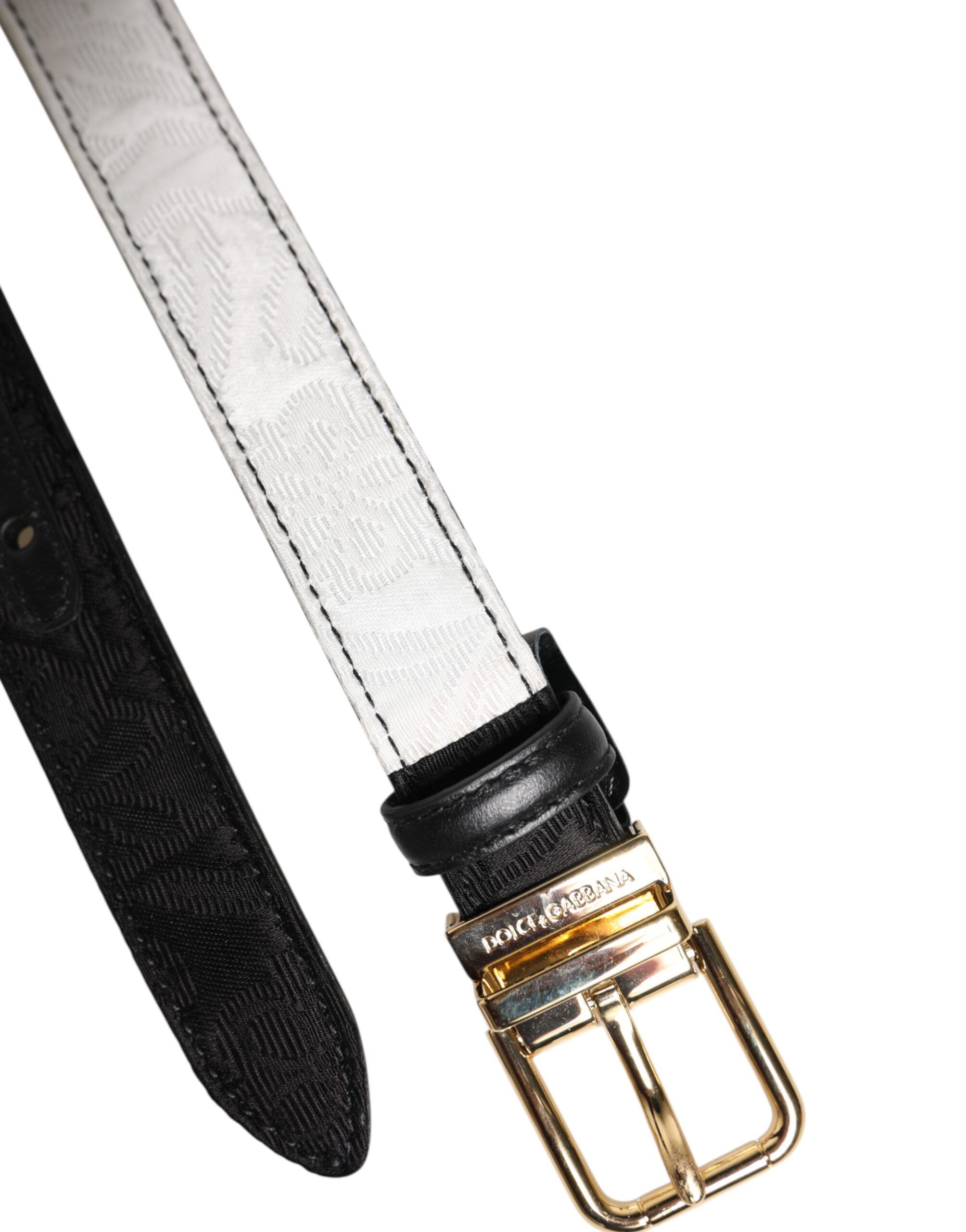 Patchwork Gold Metal Buckle Women's Belt - Dolce & Gabbana - Modalova