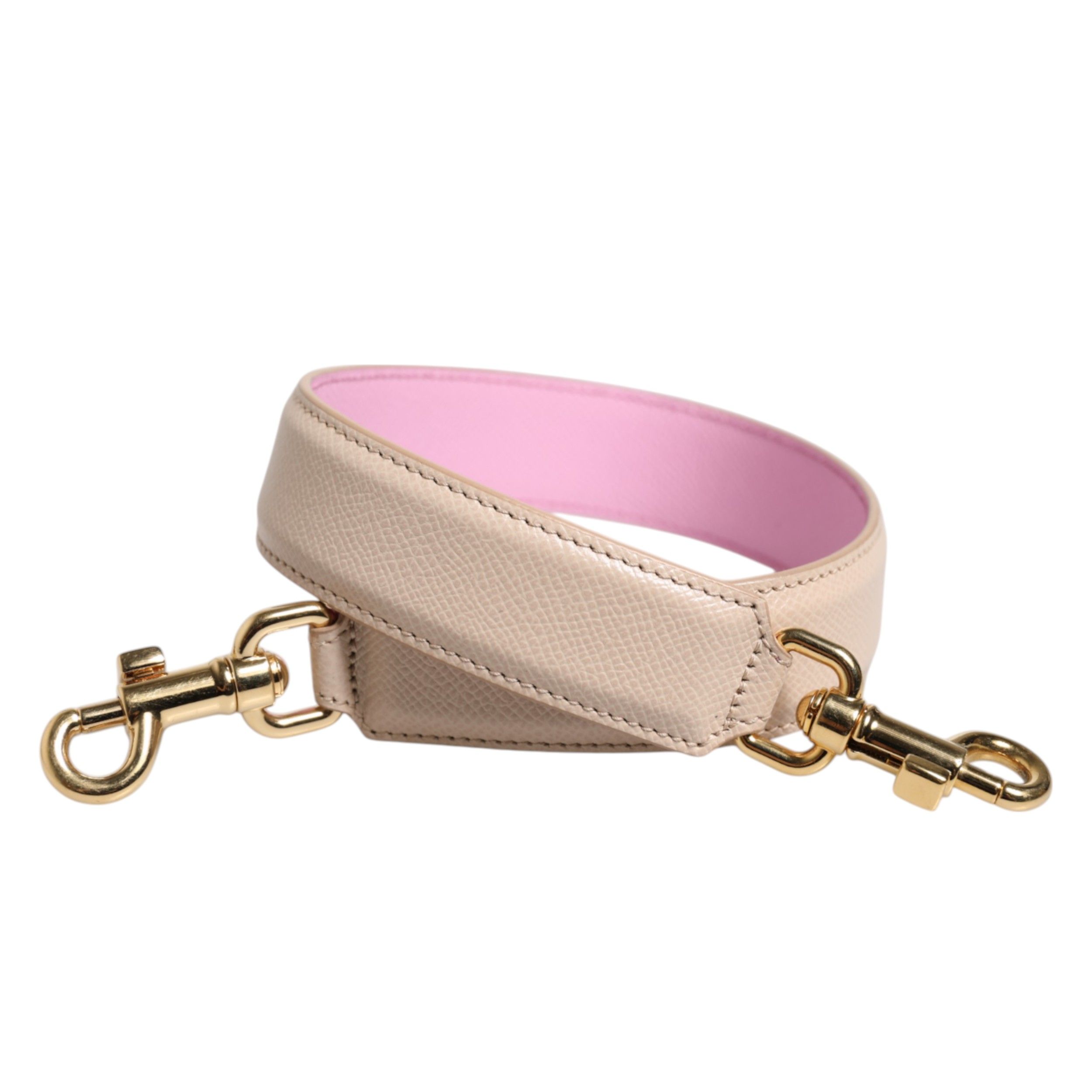 Pink Leather Handbag Accessory Shoulder Women's Strap - Dolce & Gabbana - Modalova