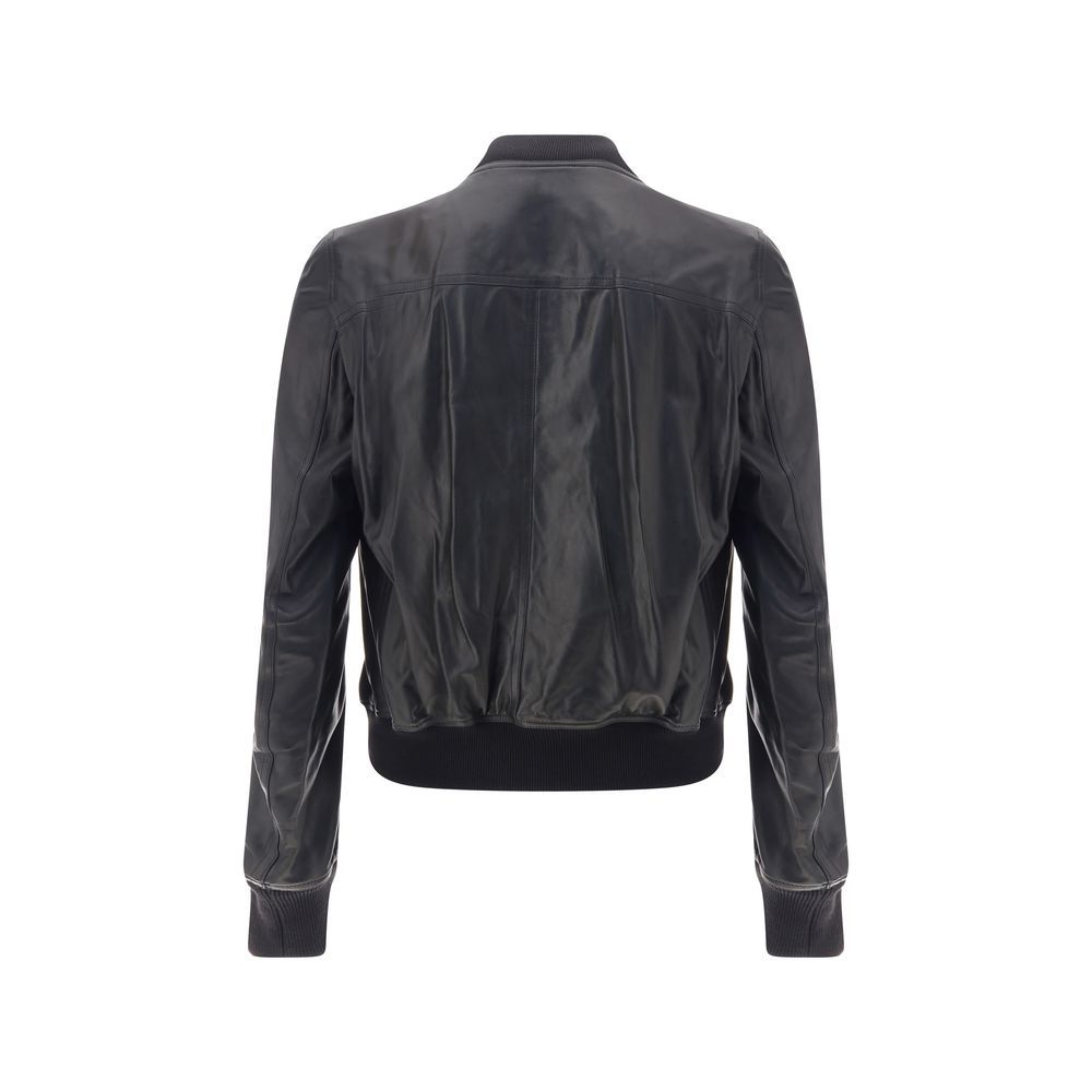 Bauhaus Flight Leather Men's Jacket - Rick Owens - Modalova