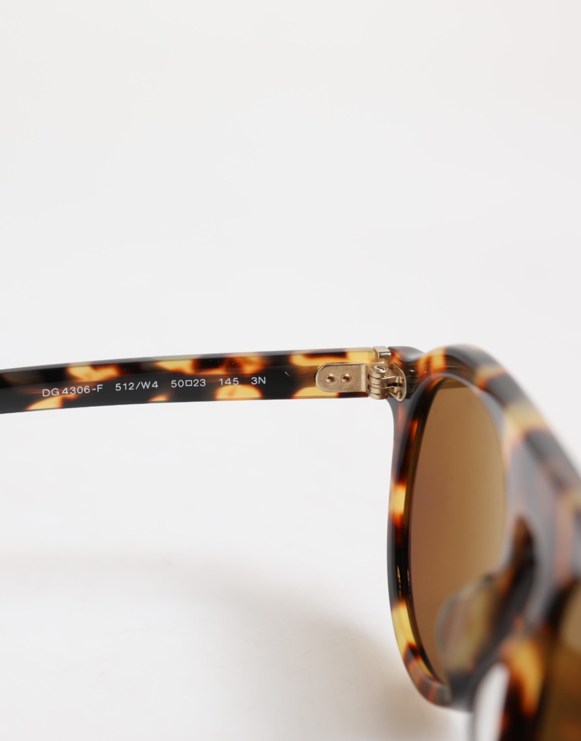 Acetate Round Leopard Print Eyewear Women's Sunglasses - Dolce & Gabbana - Modalova