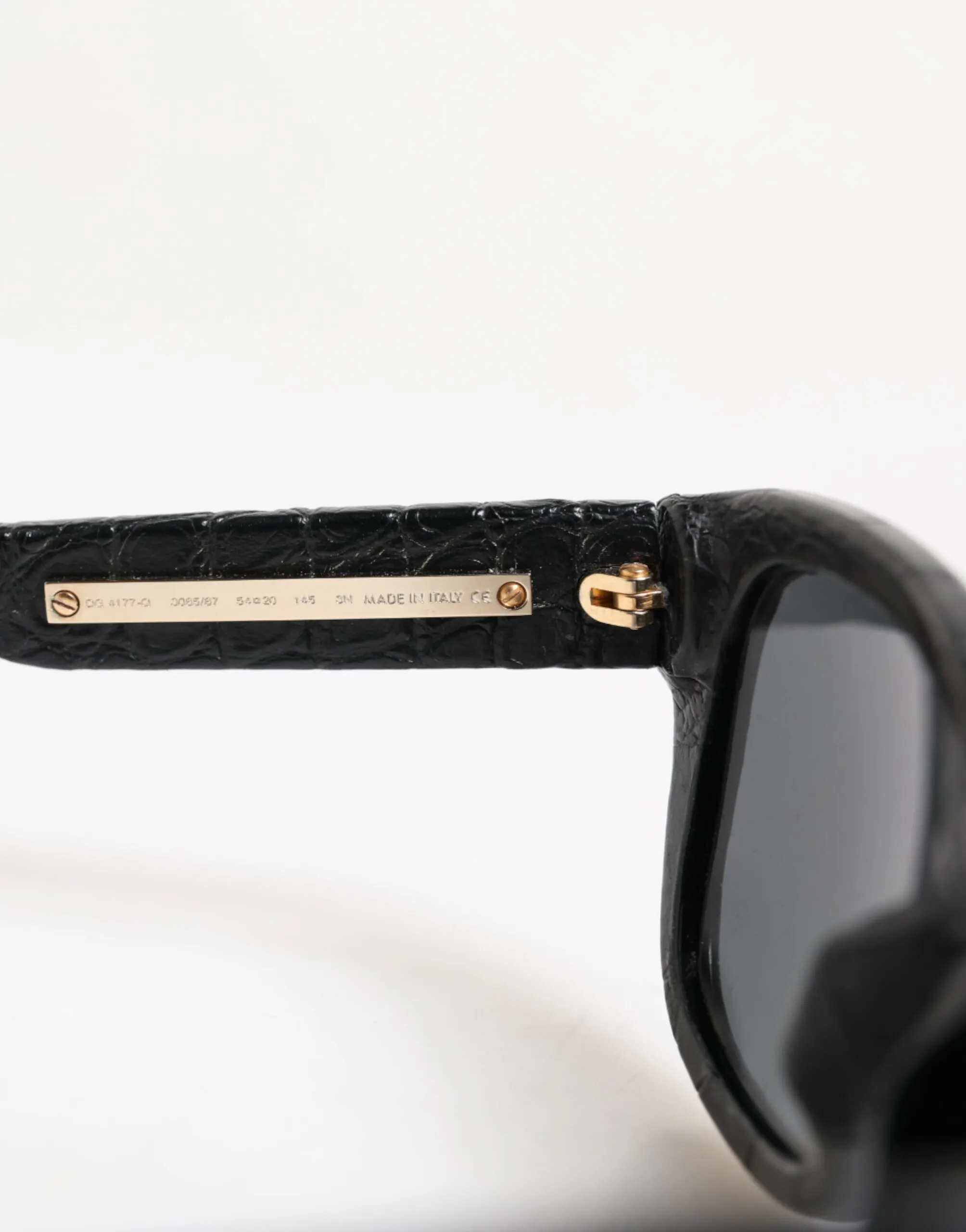 Leather Frame DG4177 Tinted Lens Women's Sunglasses - Dolce & Gabbana - Modalova
