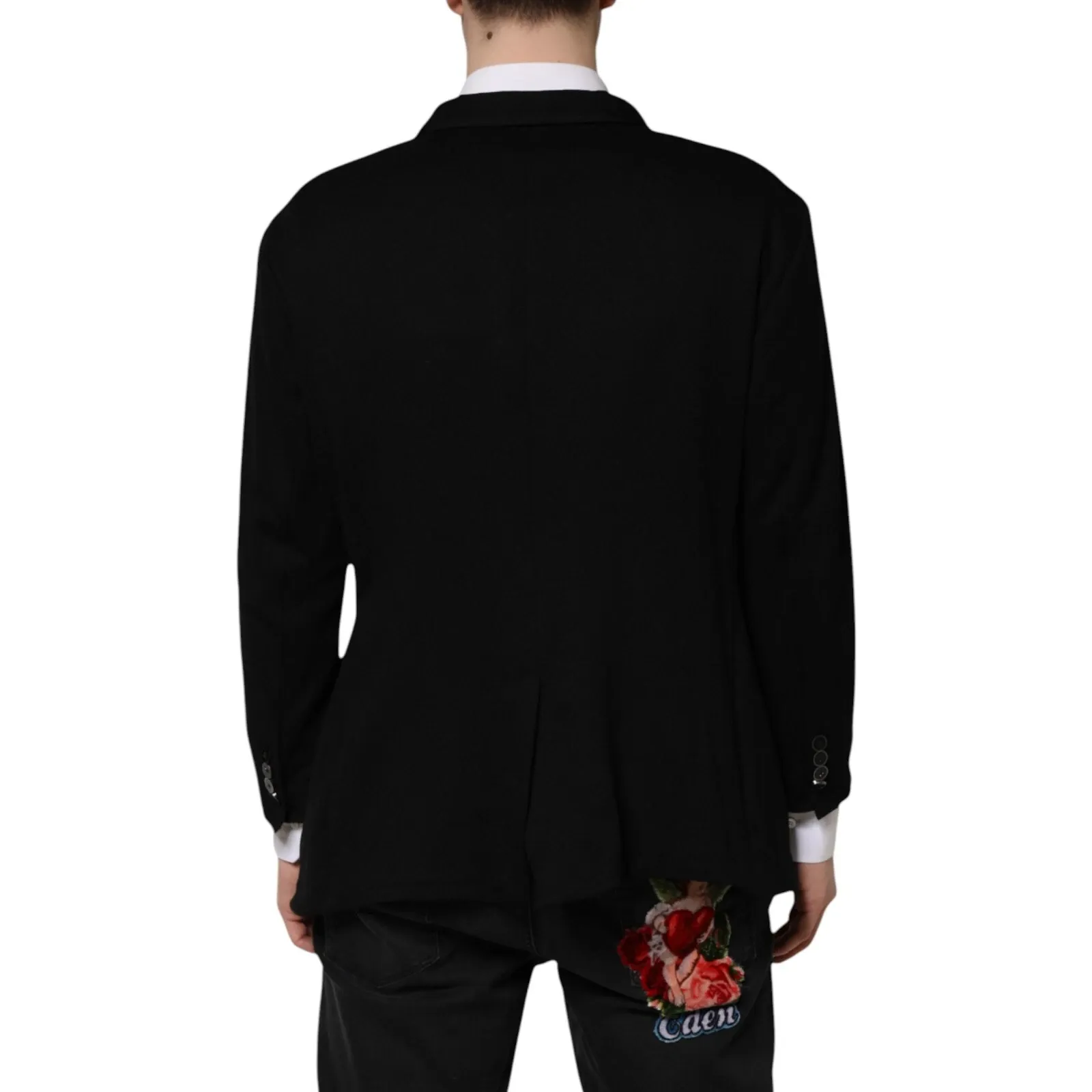 Viscose DG Crown Blazer Coat Men's Jacket (Pre-Owned) - Dolce & Gabbana - Modalova