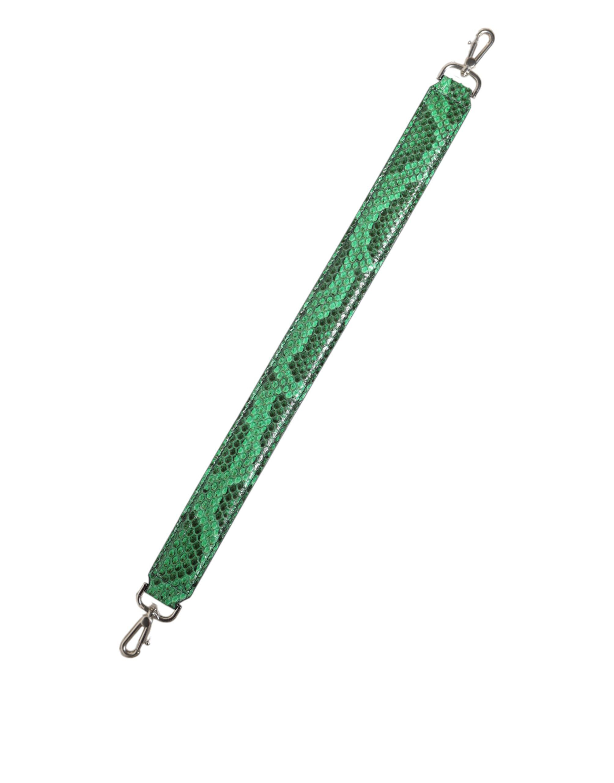 Black Green Exotic Leather Bag Shoulder Women's Strap - Dolce & Gabbana - Modalova