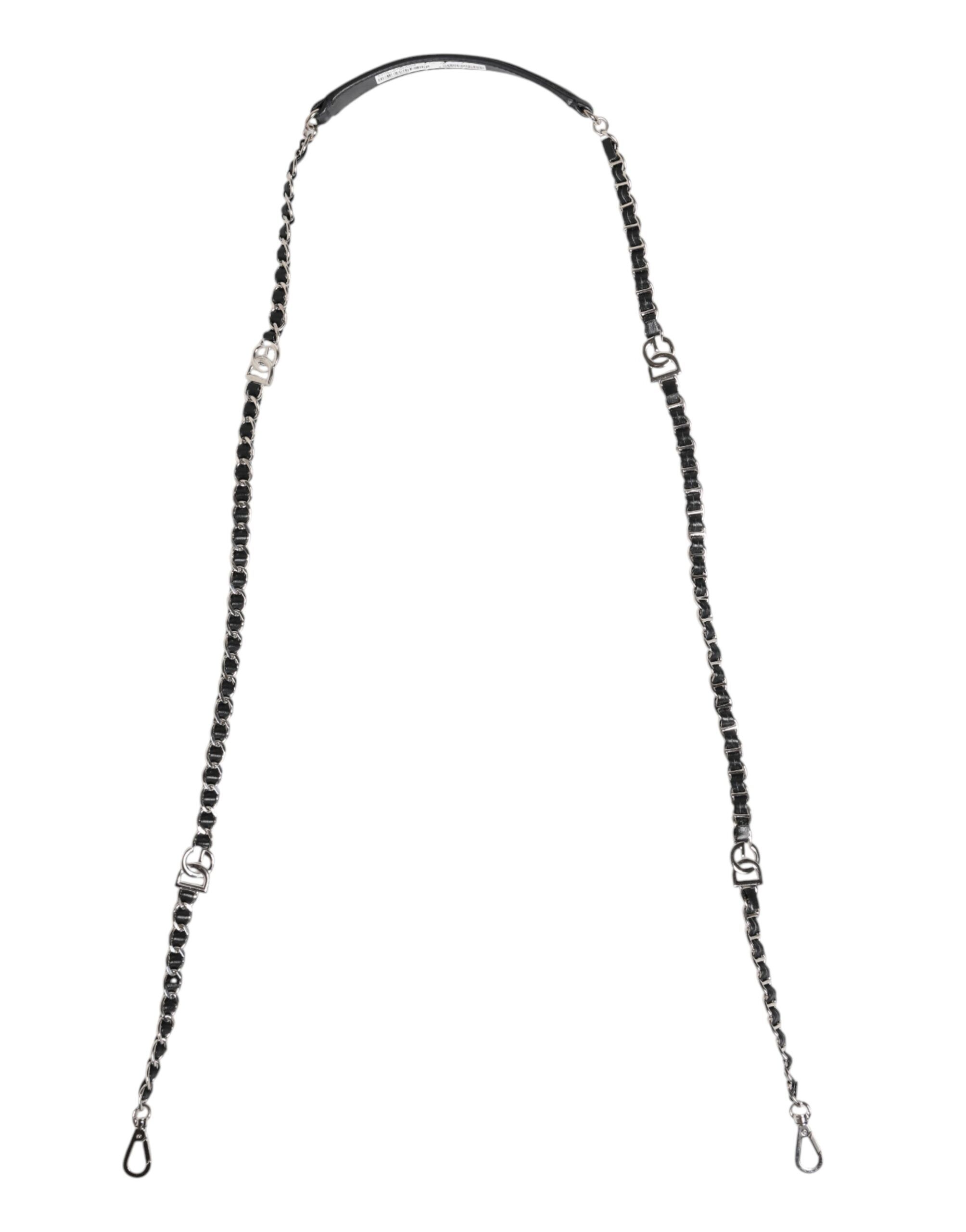Leather DG Logo Chain Bag Shoulder Women's Strap (Pre-Owned) - Dolce & Gabbana - Modalova