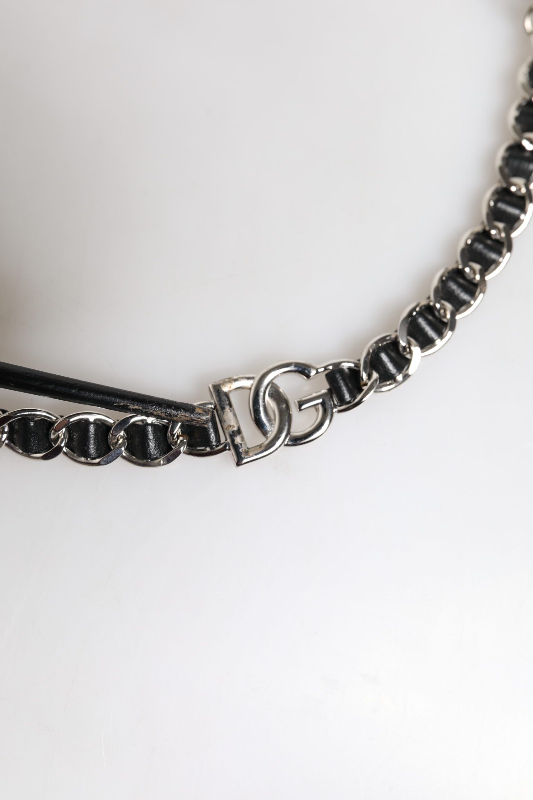 Leather DG Logo Chain Bag Shoulder Women's Strap (Pre-Owned) - Dolce & Gabbana - Modalova