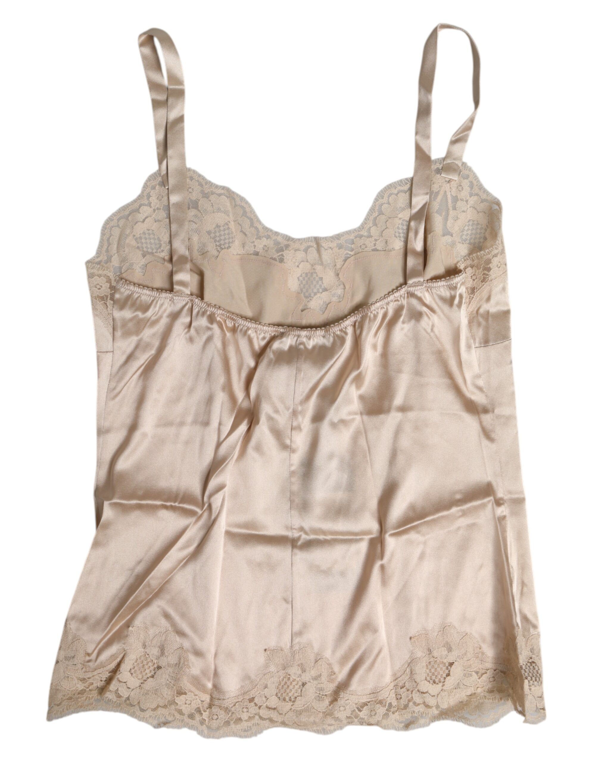 Lace Silk Satin Tank Lingerie Women's Underwear - Dolce & Gabbana - Modalova