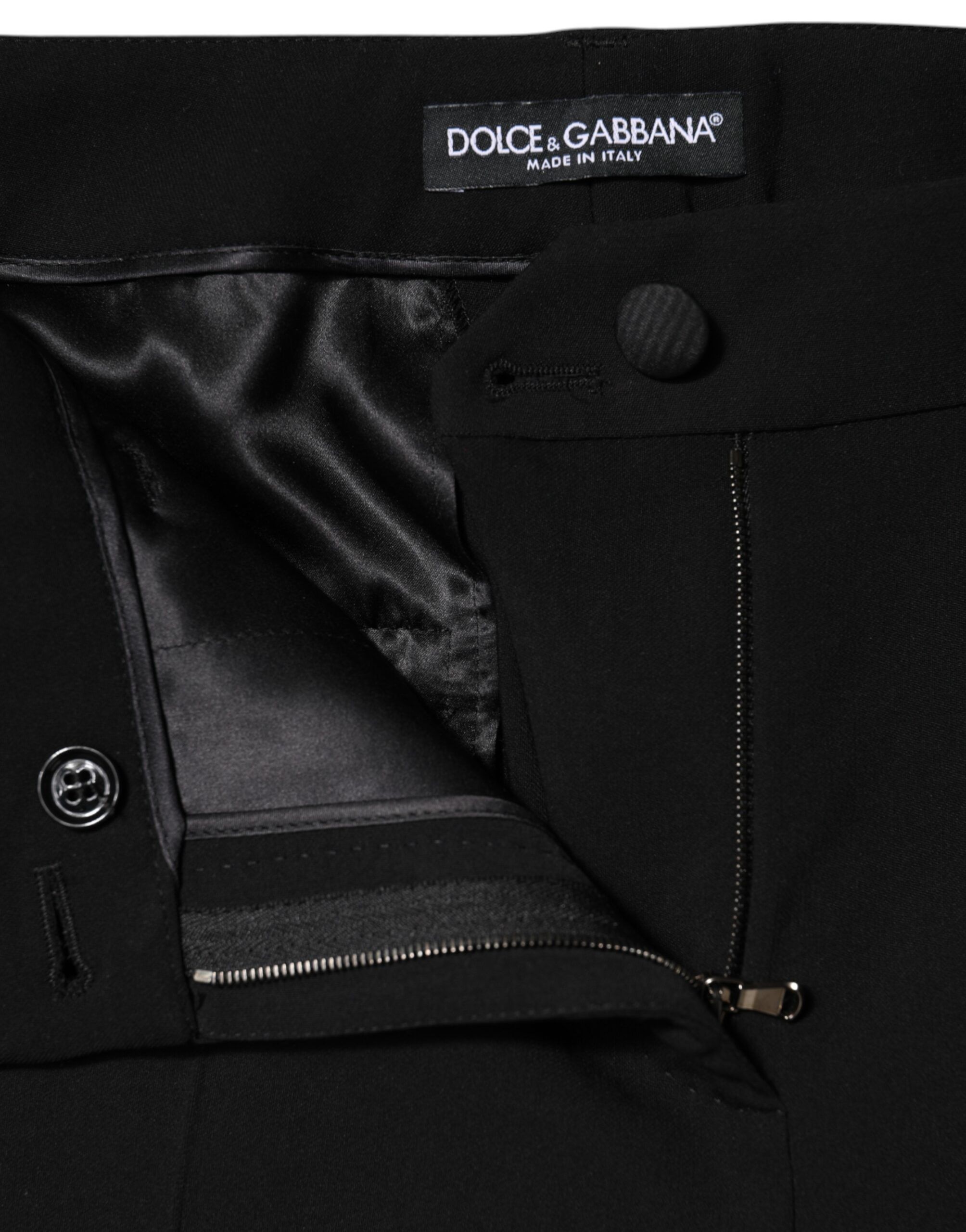 Wool High Waist Tapered Women's Pants - Dolce & Gabbana - Modalova