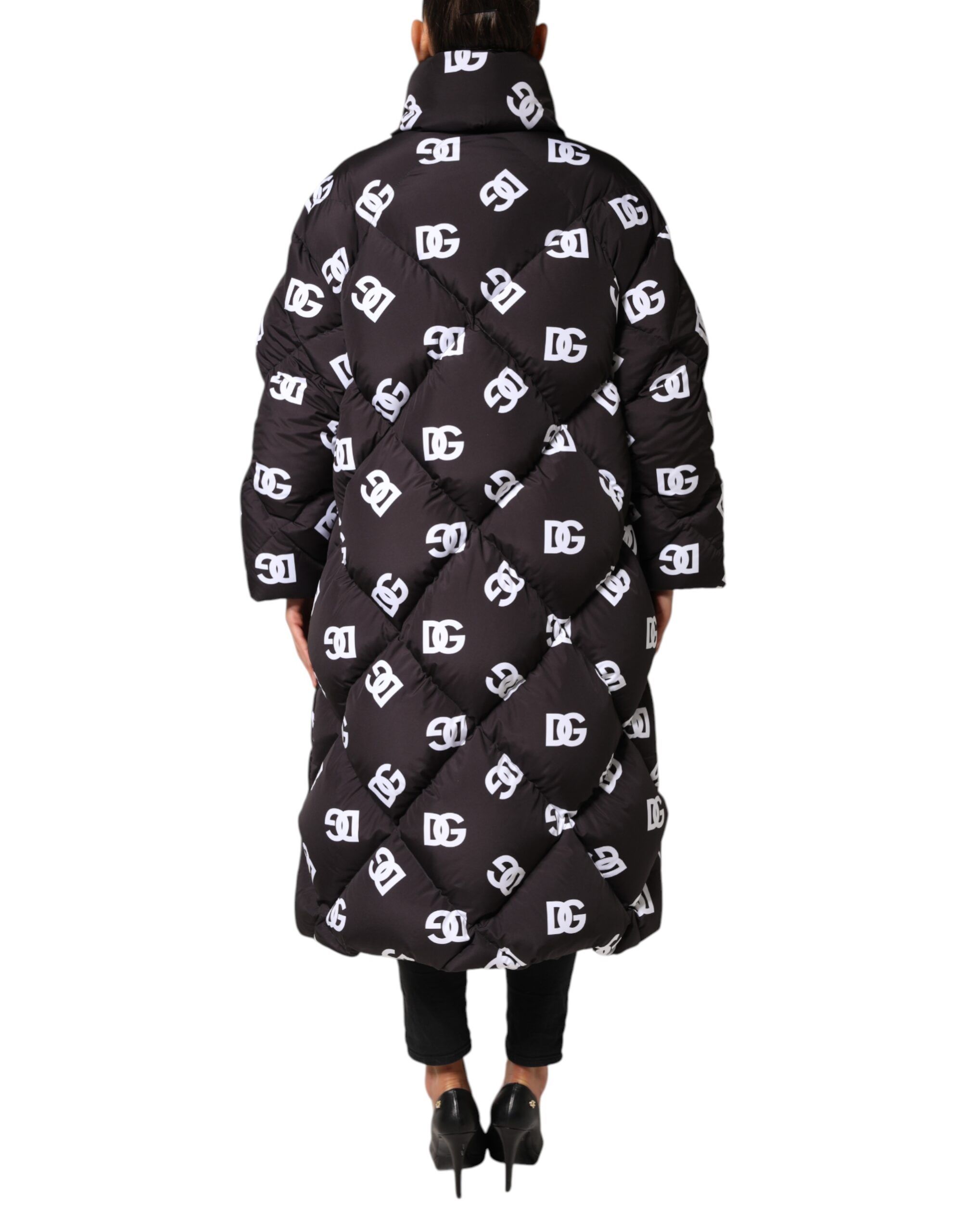 DG Mania Puffer Quilted Long Coat Women's Jacket - Dolce & Gabbana - Modalova