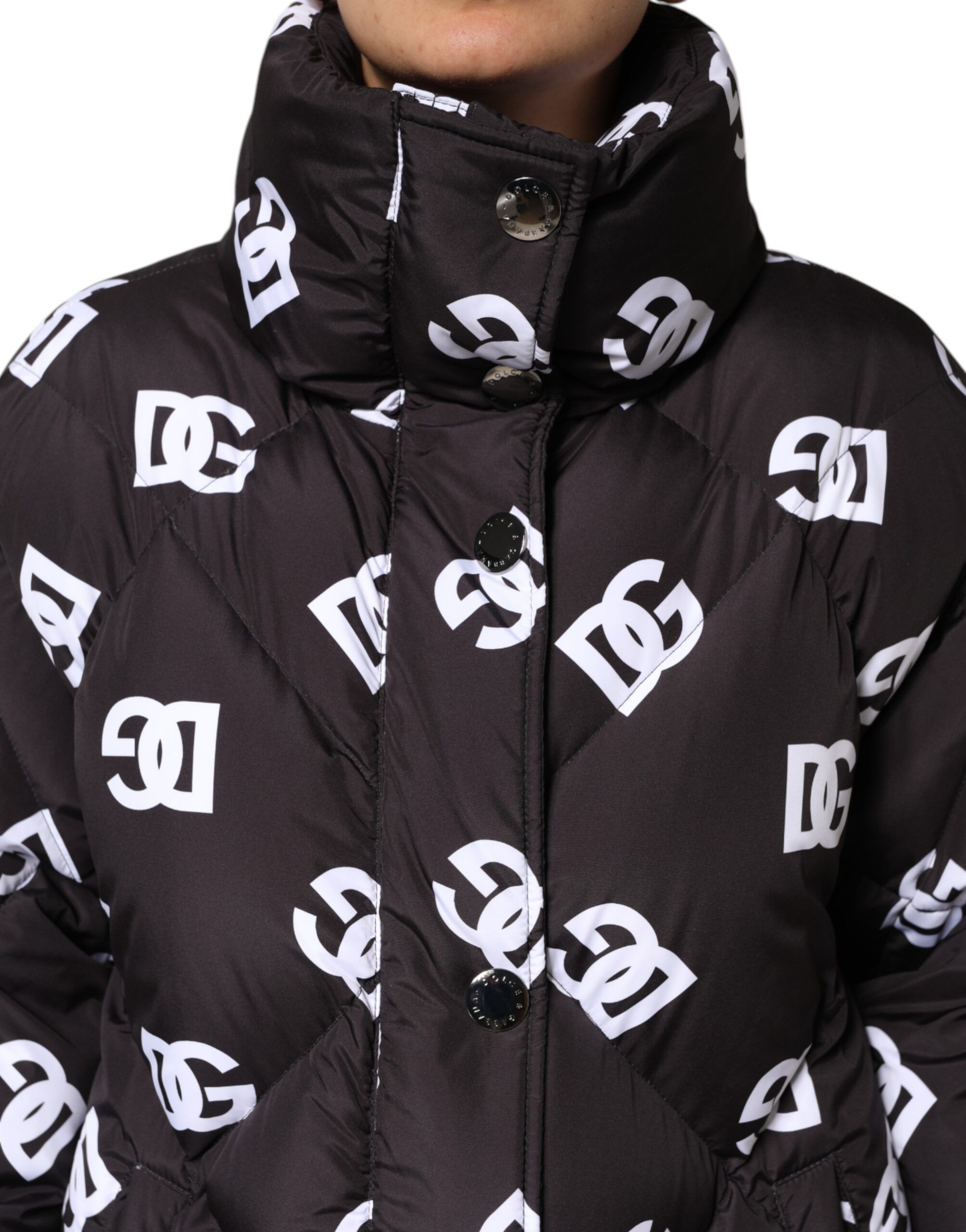 DG Mania Puffer Quilted Long Coat Women's Jacket - Dolce & Gabbana - Modalova