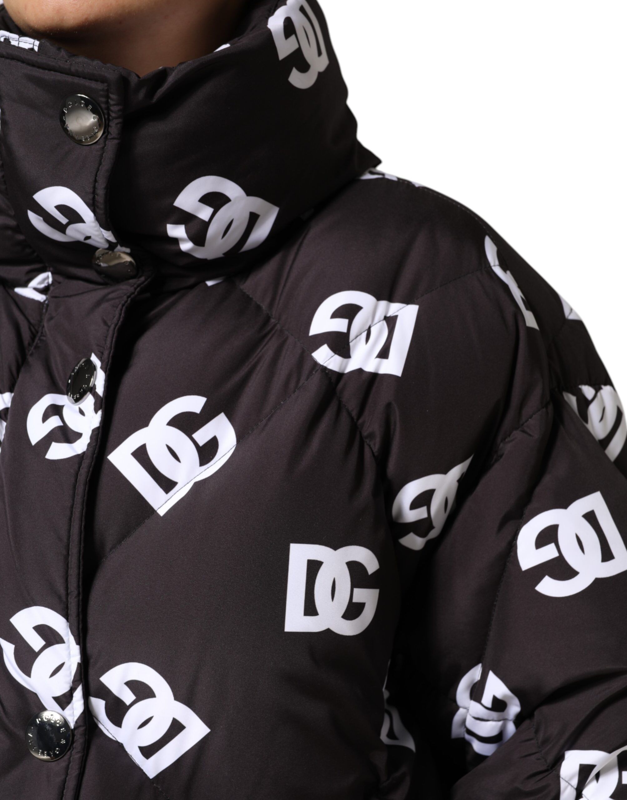 DG Mania Puffer Quilted Long Coat Women's Jacket - Dolce & Gabbana - Modalova