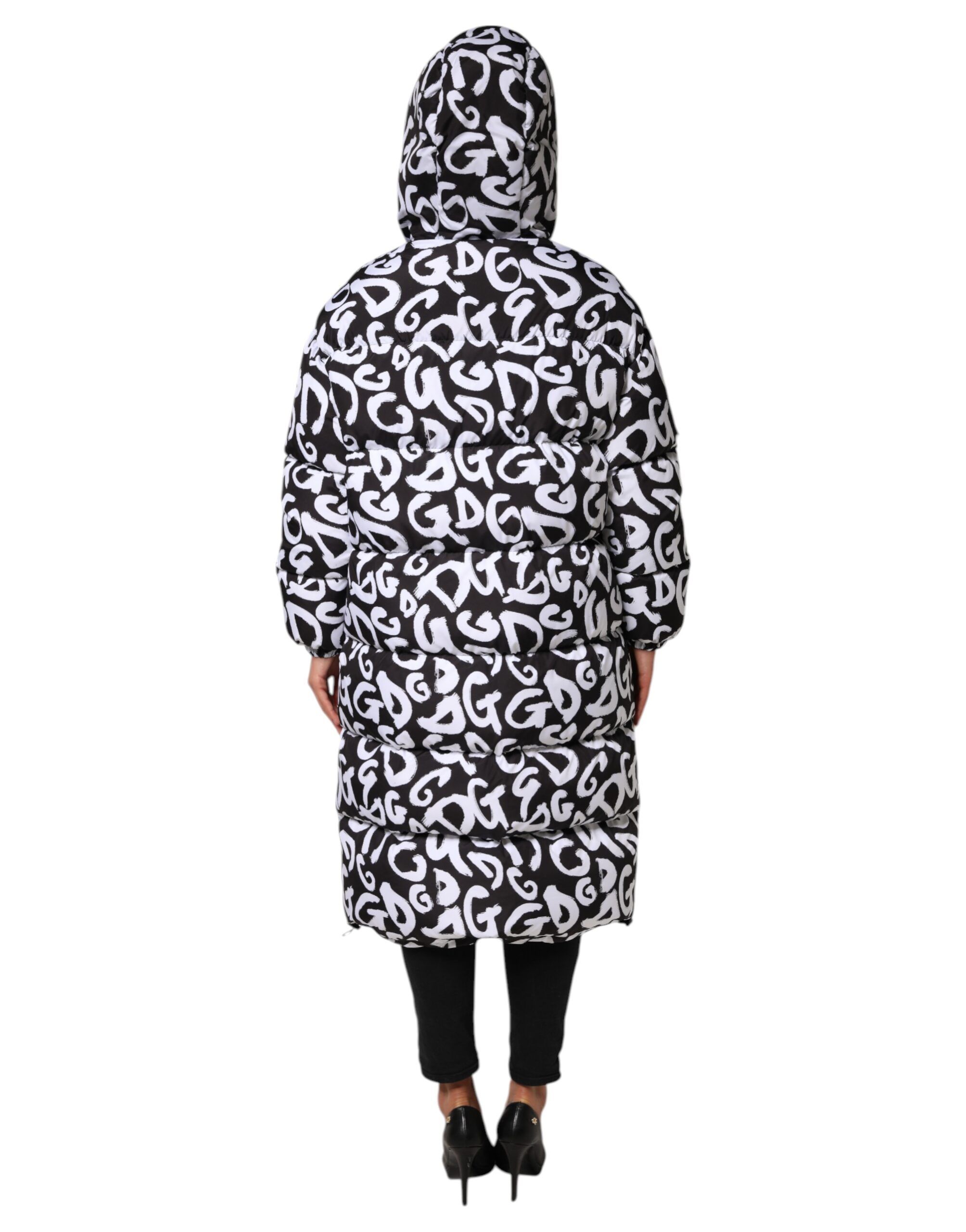 DG Mania Hooded Long Coat Women's Jacket - Dolce & Gabbana - Modalova