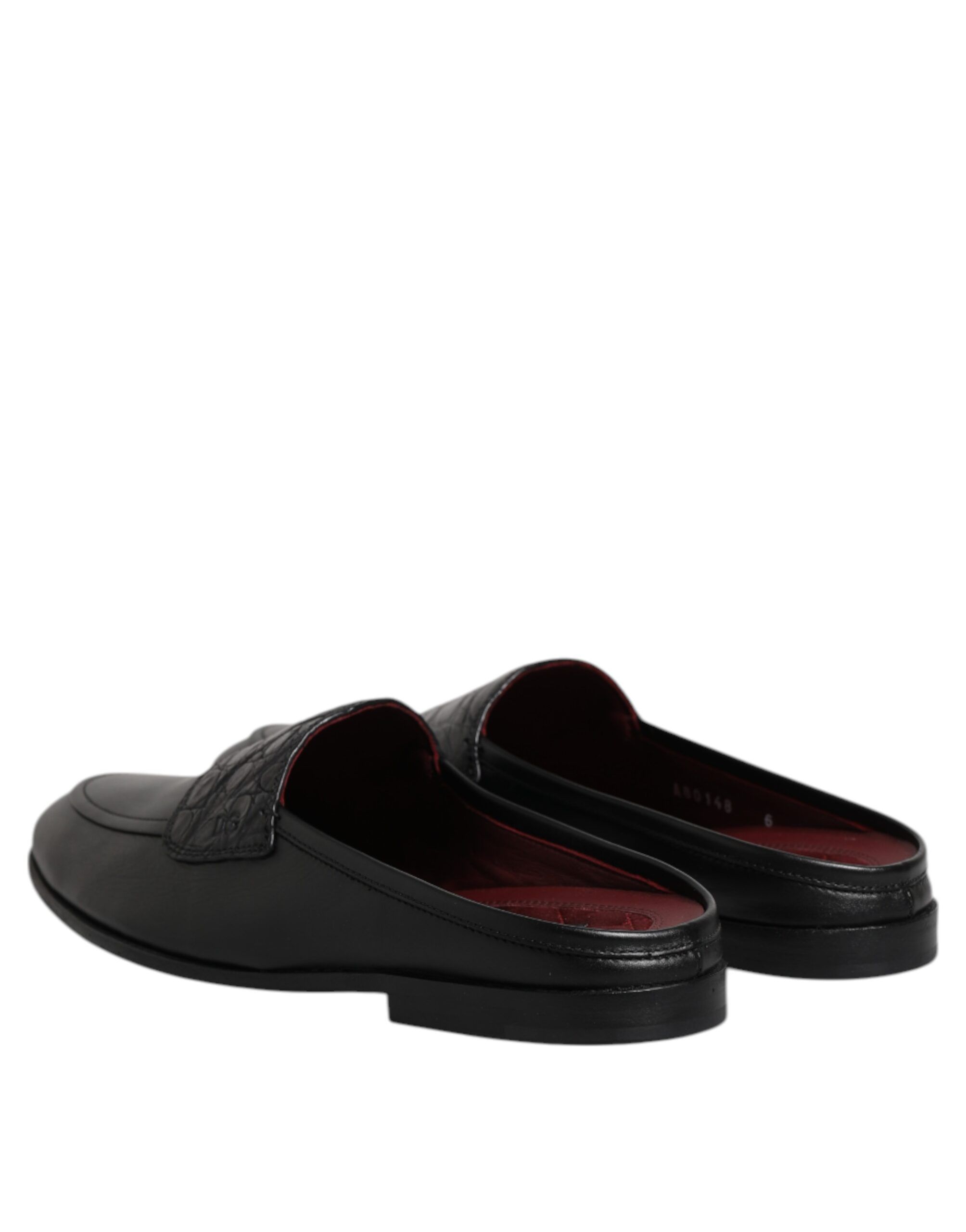 Calfskin Leather Slip On Loafers Men's Shoes - Dolce & Gabbana - Modalova