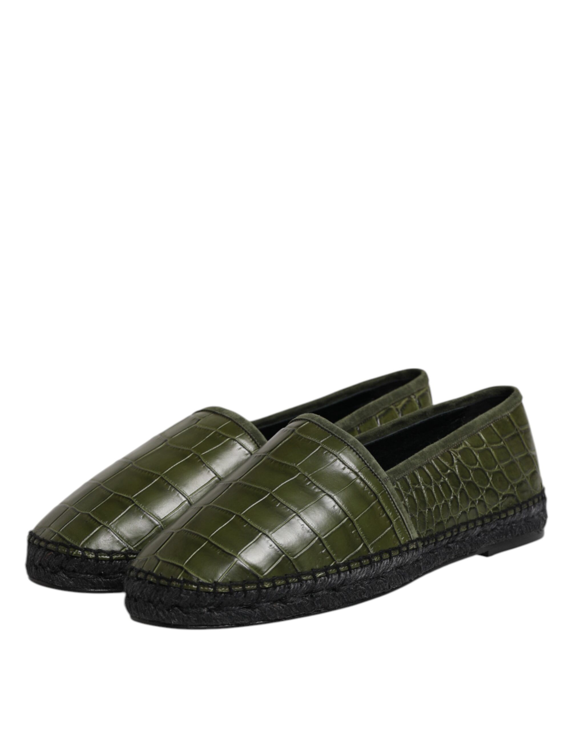 Exotic Leather Espadrilles Slip On Men's Shoes - Dolce & Gabbana - Modalova